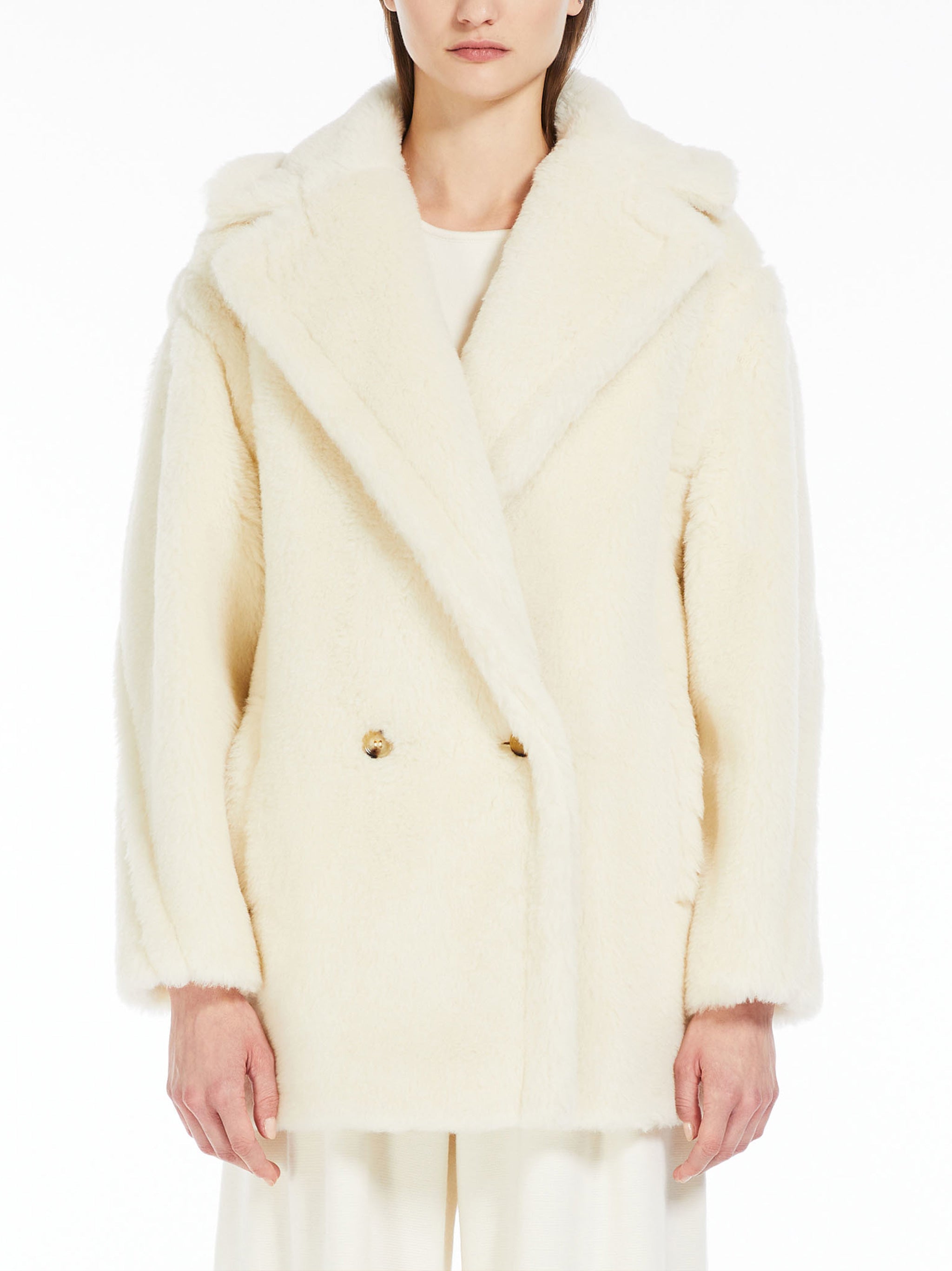 MAX MARA Mini Teddy Bear Icon Jacket - Short Alpaca and Wool