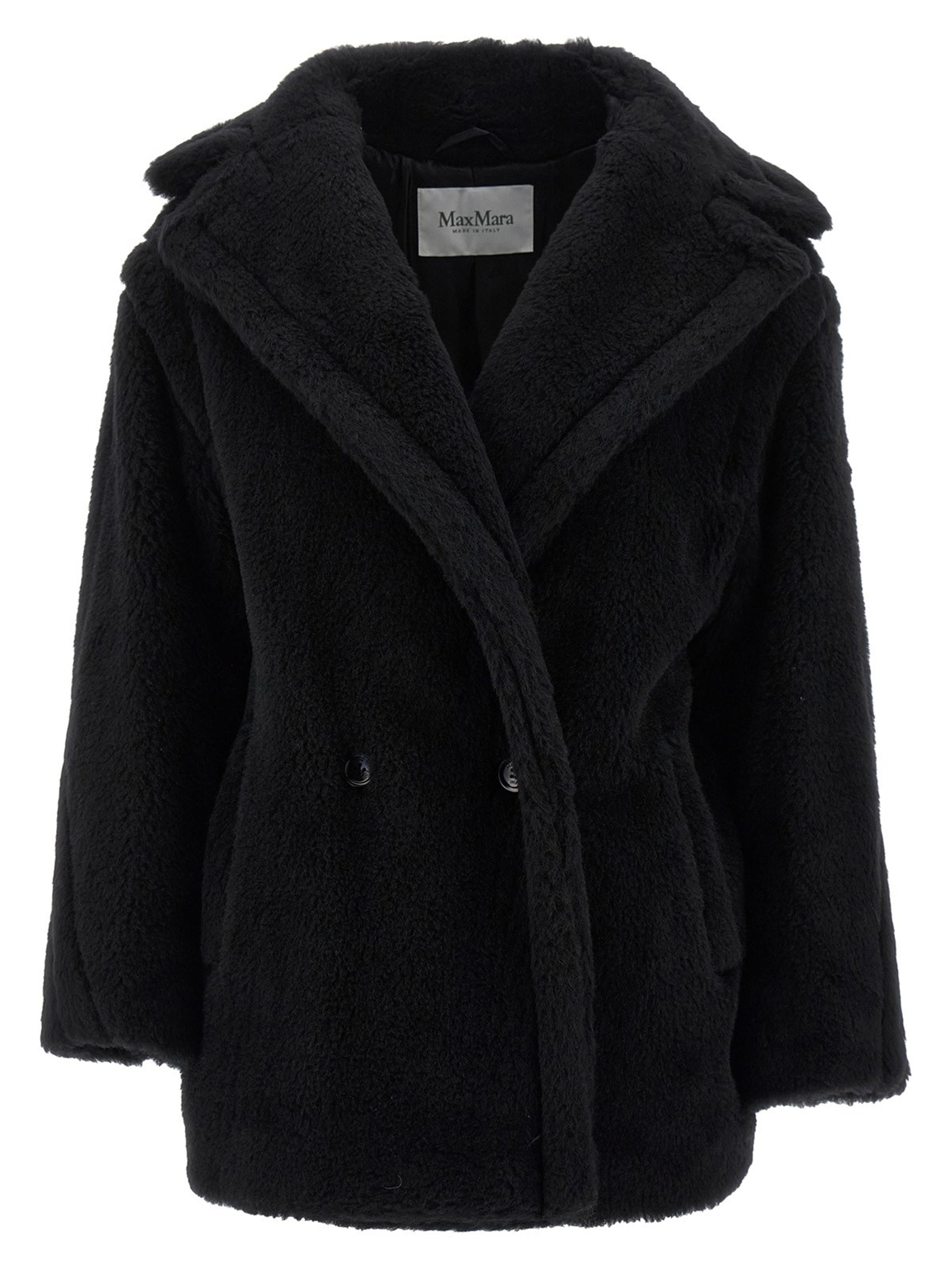 MAX MARA Oversized Teddy Bear Icon Jacket in Alpaca and Wool