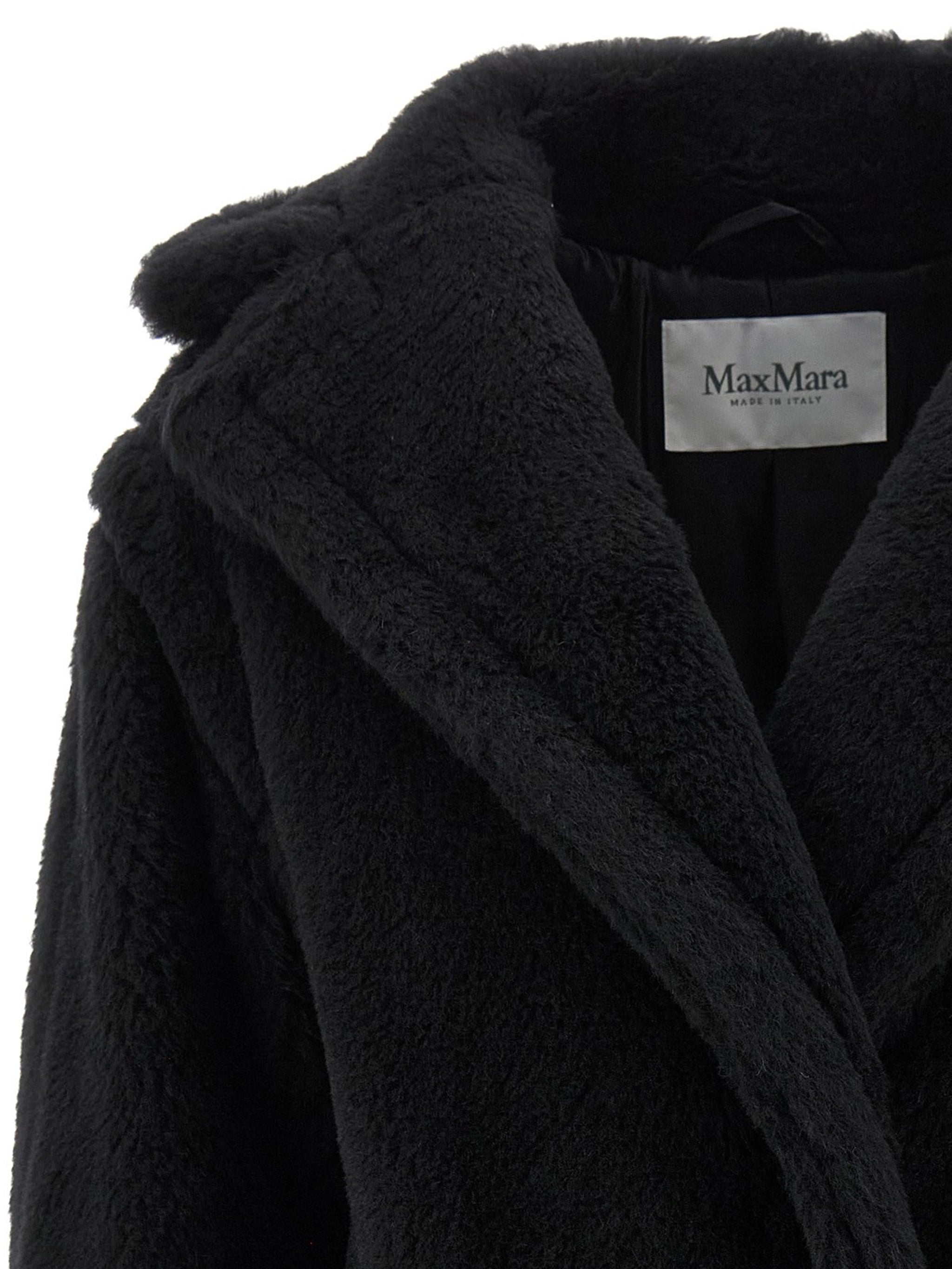 MAX MARA Oversized Teddy Bear Icon Jacket in Alpaca and Wool