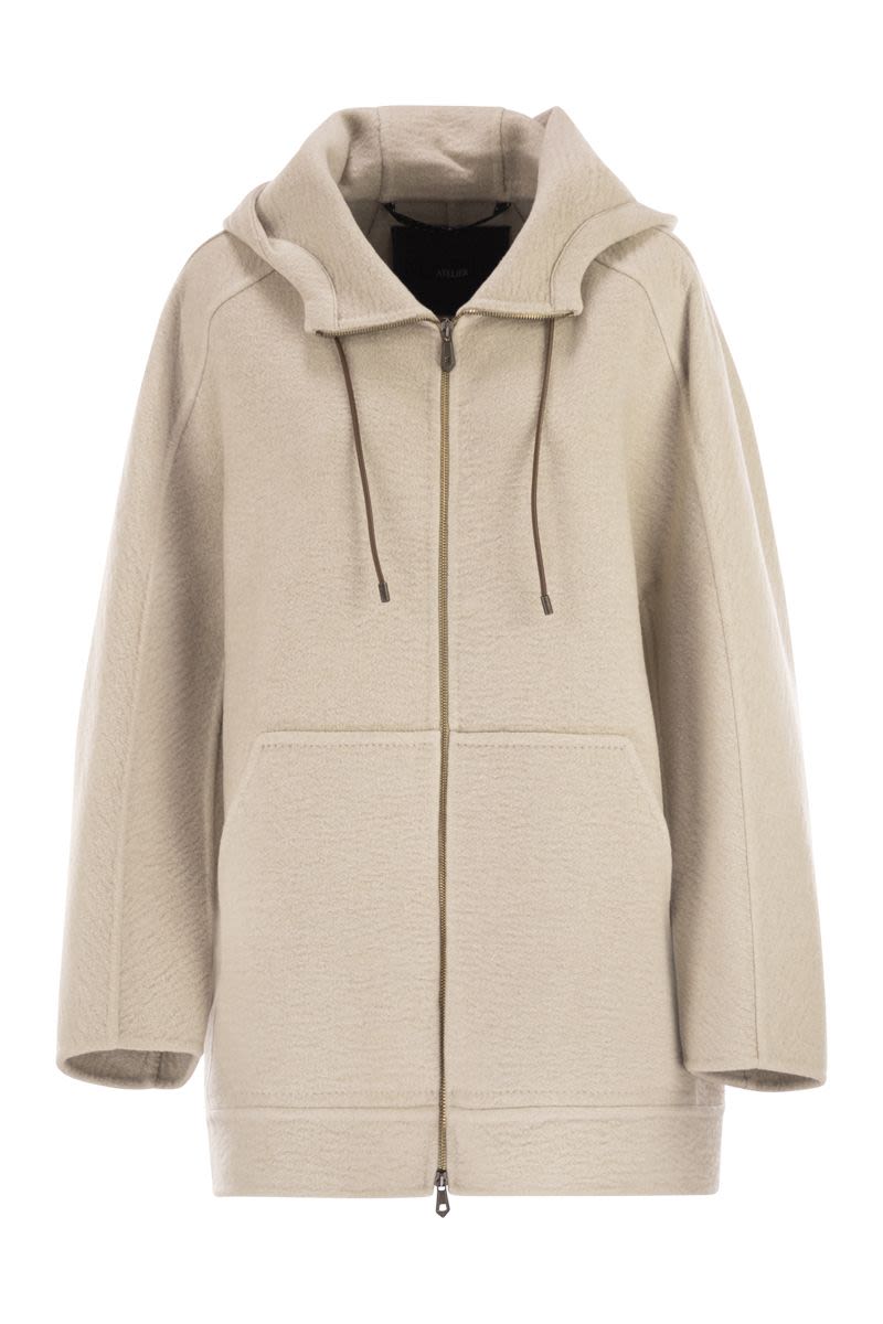 MAX MARA Double-Layered Pure Cashmere Sweatshirt Jacket - Women's