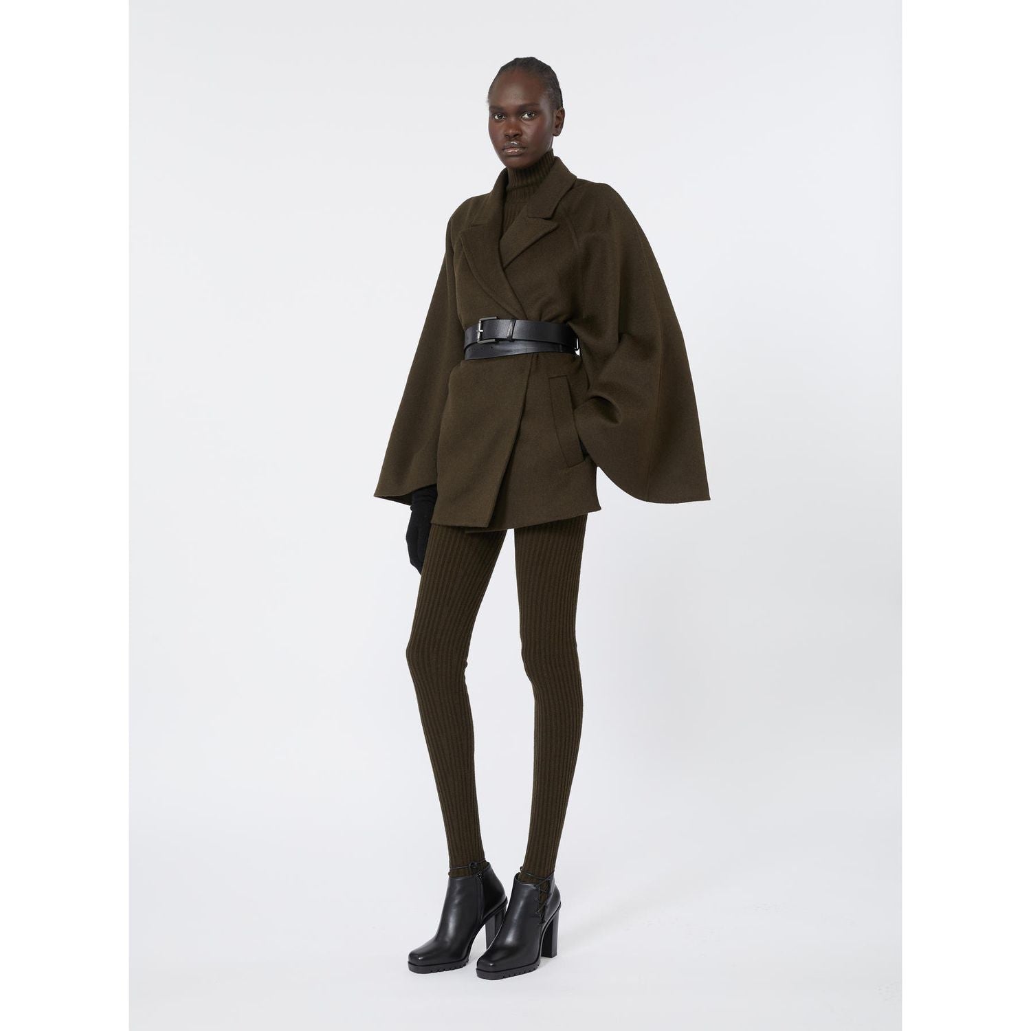 MAX MARA Oversized Mini Dressing Gown Jacket with Belt