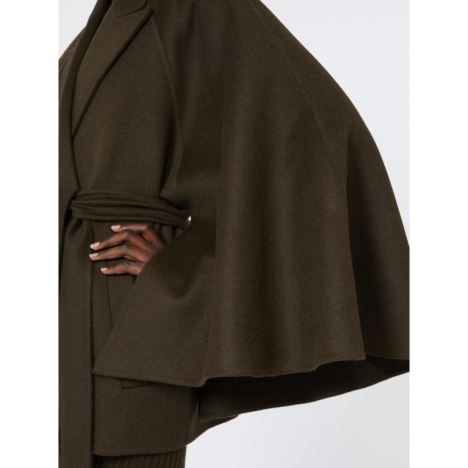 MAX MARA Oversized Mini Dressing Gown Jacket with Belt