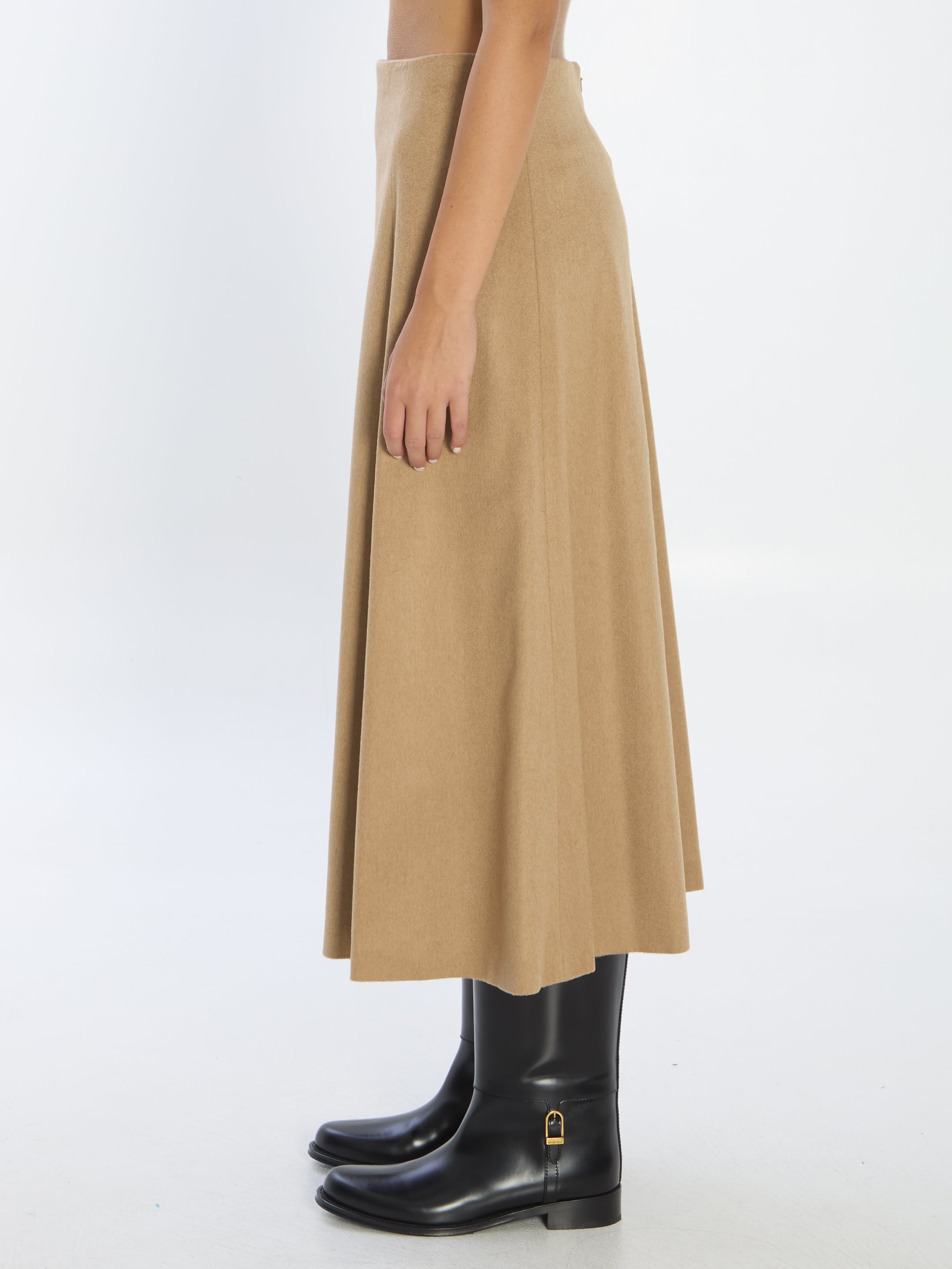 MAX MARA Flared Midi Skirt - Size 42 IT