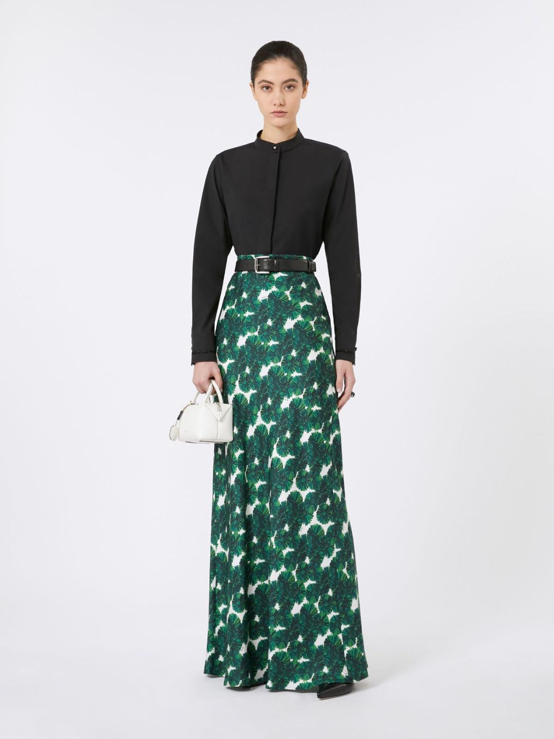 MAX MARA Elegantly Crafted Silk Mini Skirt for Women