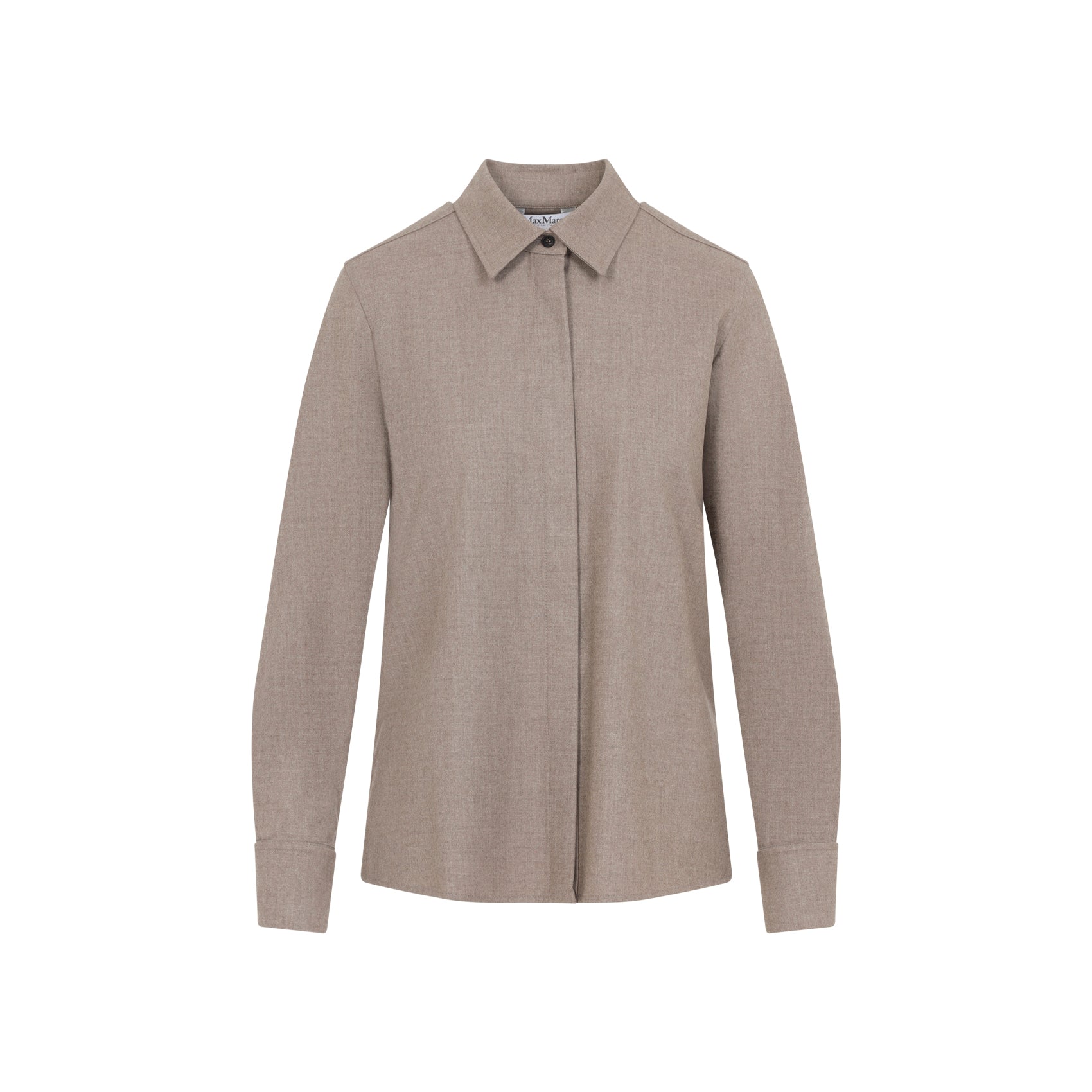 MAX MARA Cashmere Blend Tebaide Foule Shirt