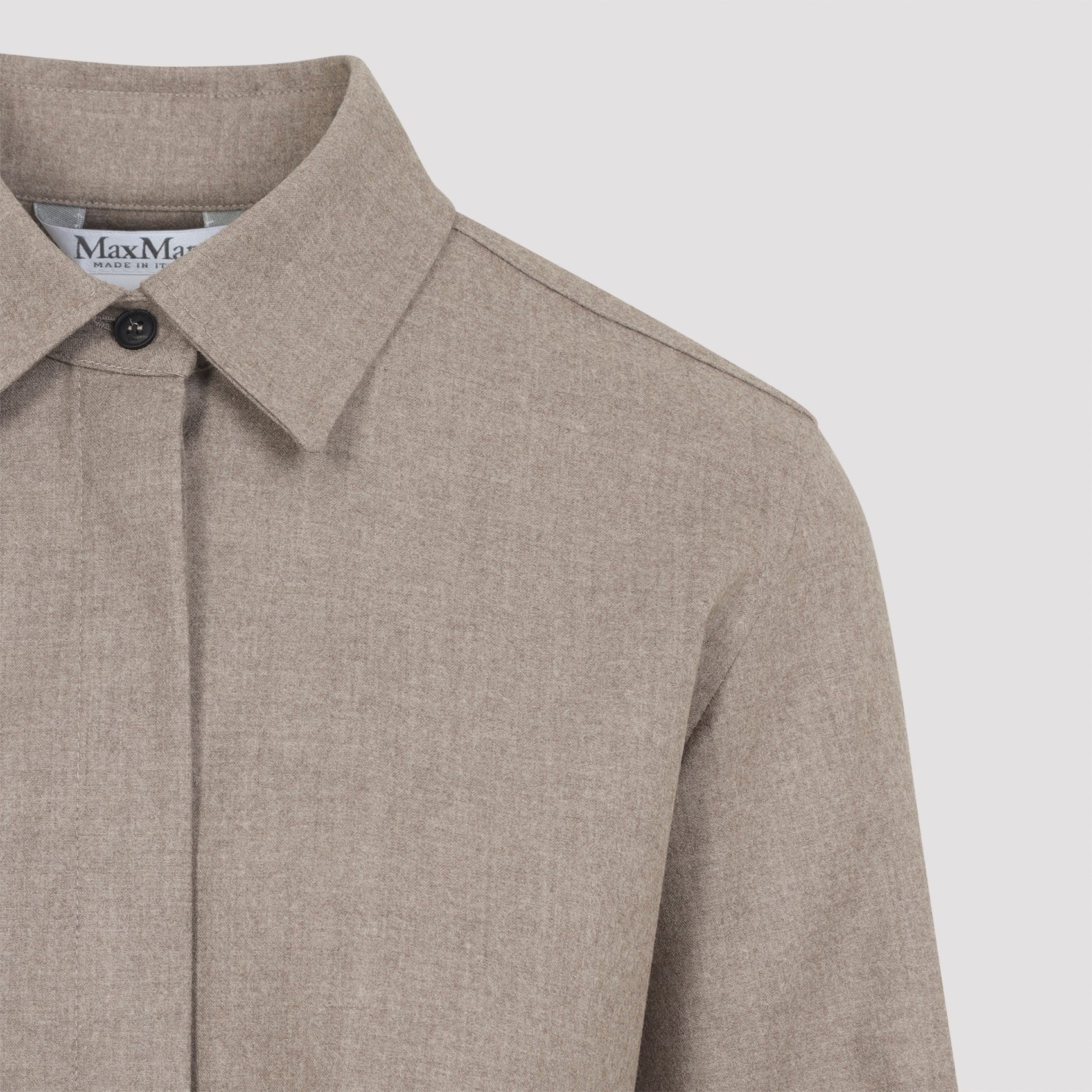 MAX MARA Cashmere Blend Tebaide Foule Shirt
