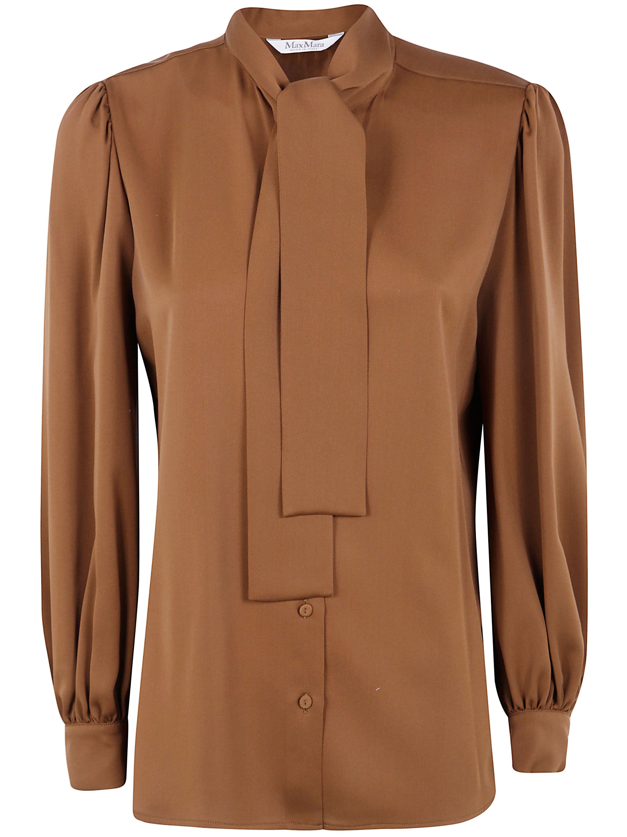 MAX MARA Silk Button-Up Shirt