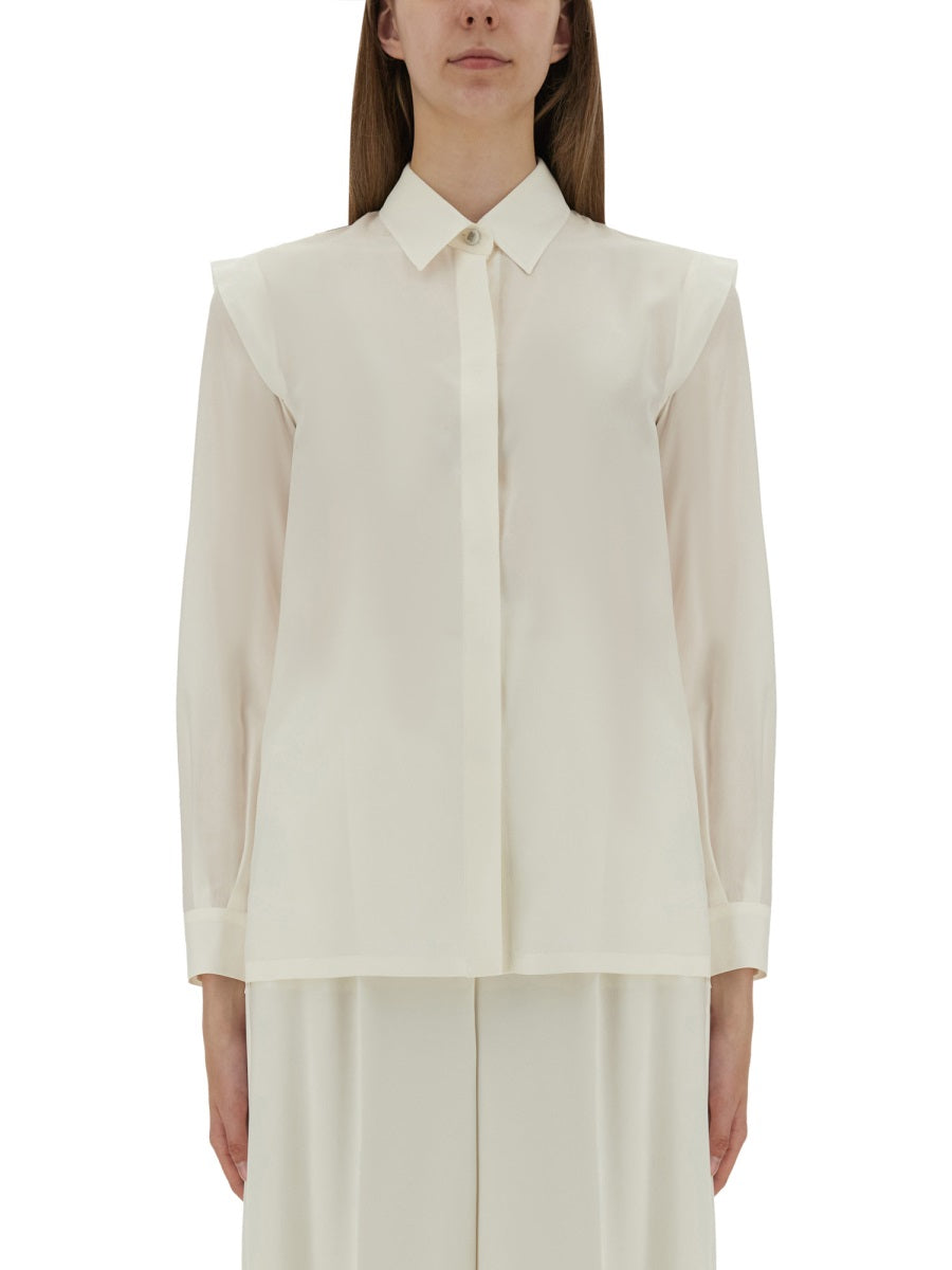 MAX MARA Regular Fit Silk Shirt - Size 40