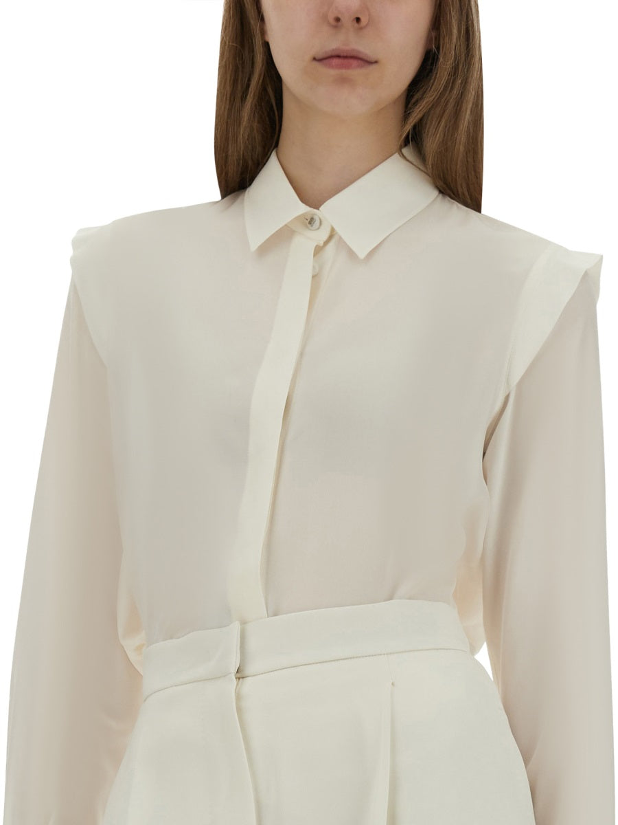 MAX MARA Regular Fit Silk Shirt - Size 40