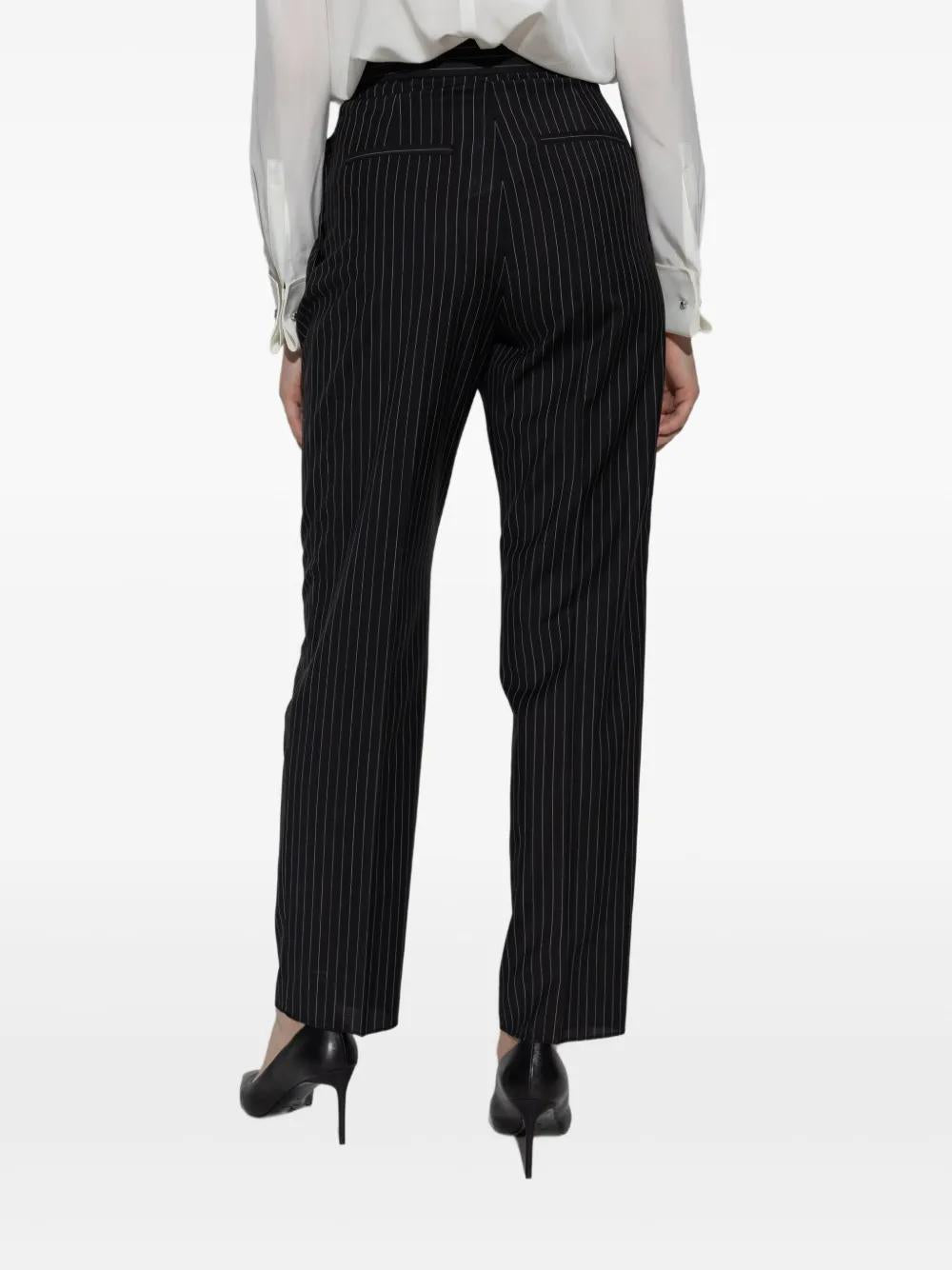 MAX MARA Lightweight Wool Cropped Carrot Trousers