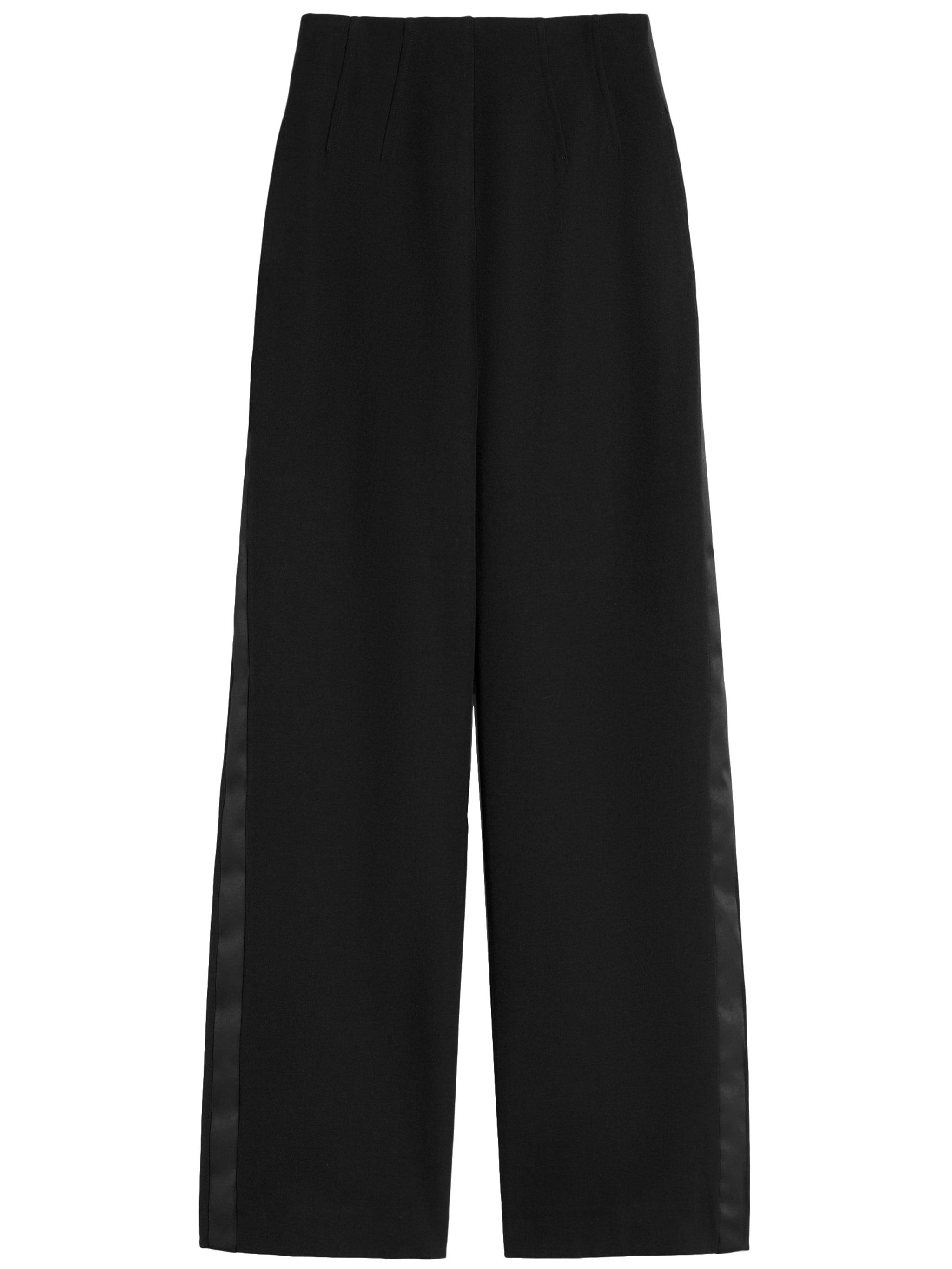 MAX MARA Women's Straight Fit Wool Gabardine Trousers - Size 40
