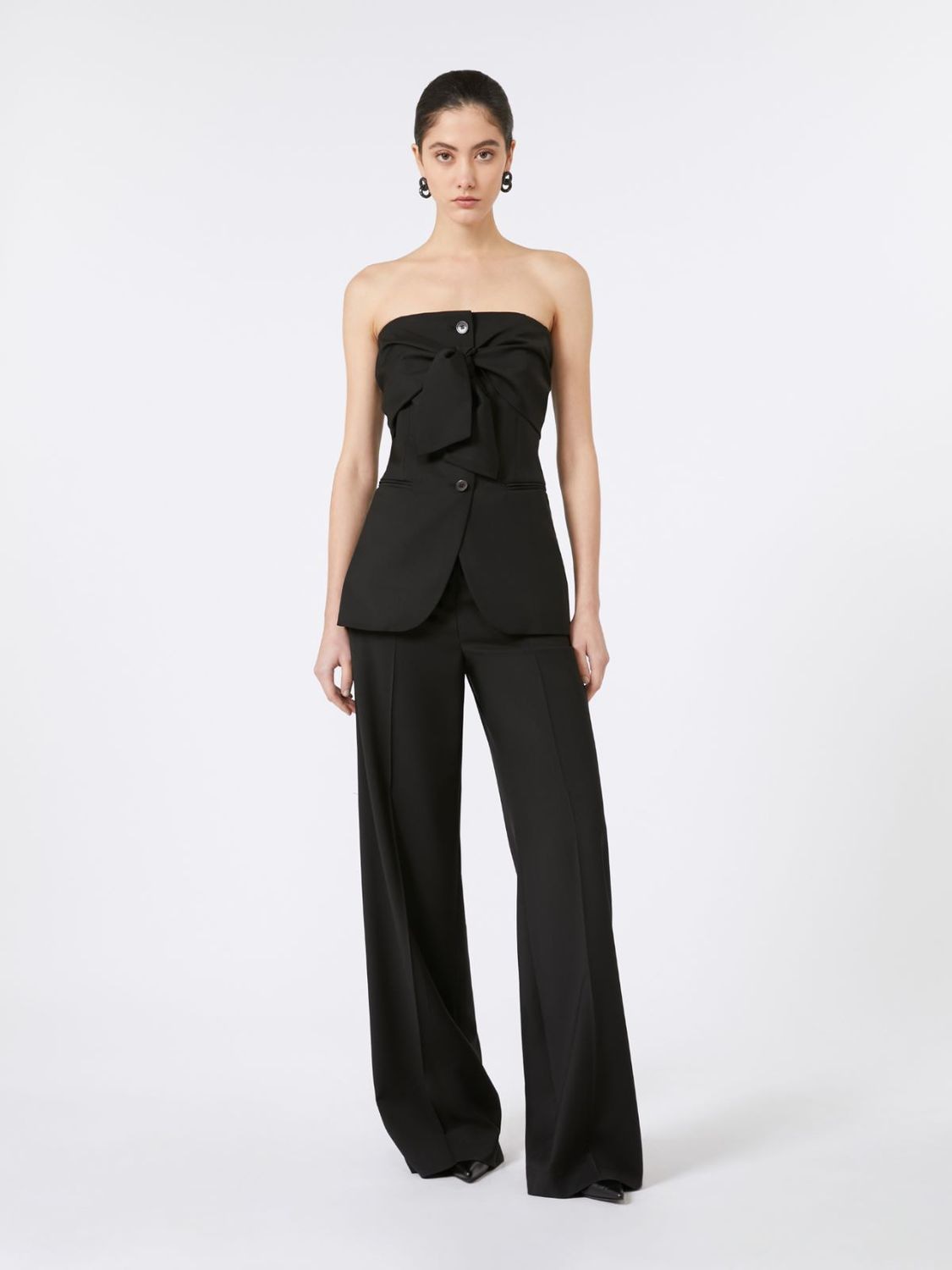 MAX MARA Women's Long Wool Trousers - FW25 Collection