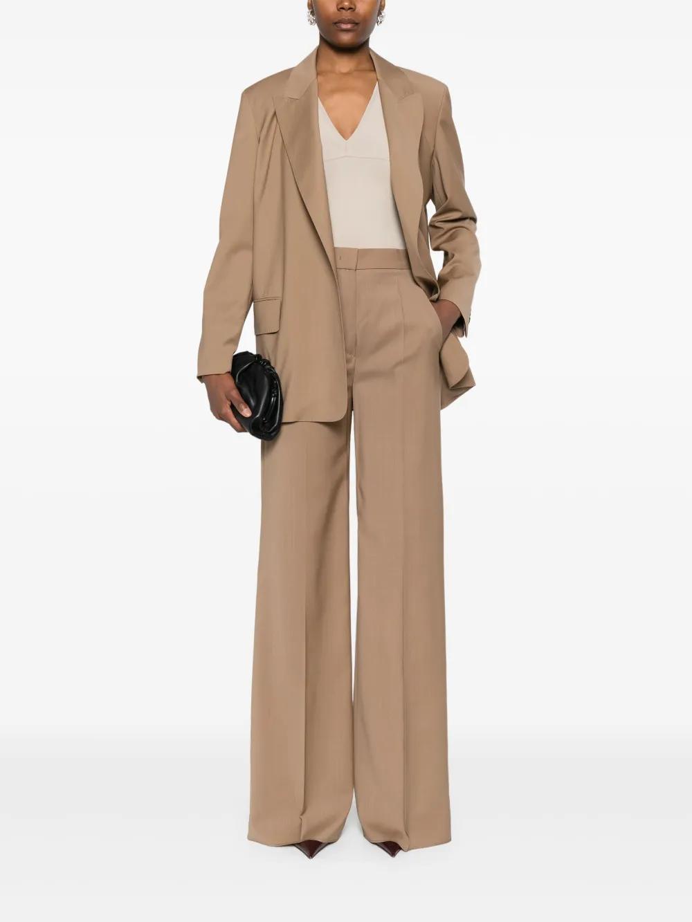 MAX MARA Elegant Virgin Wool Pants for Women