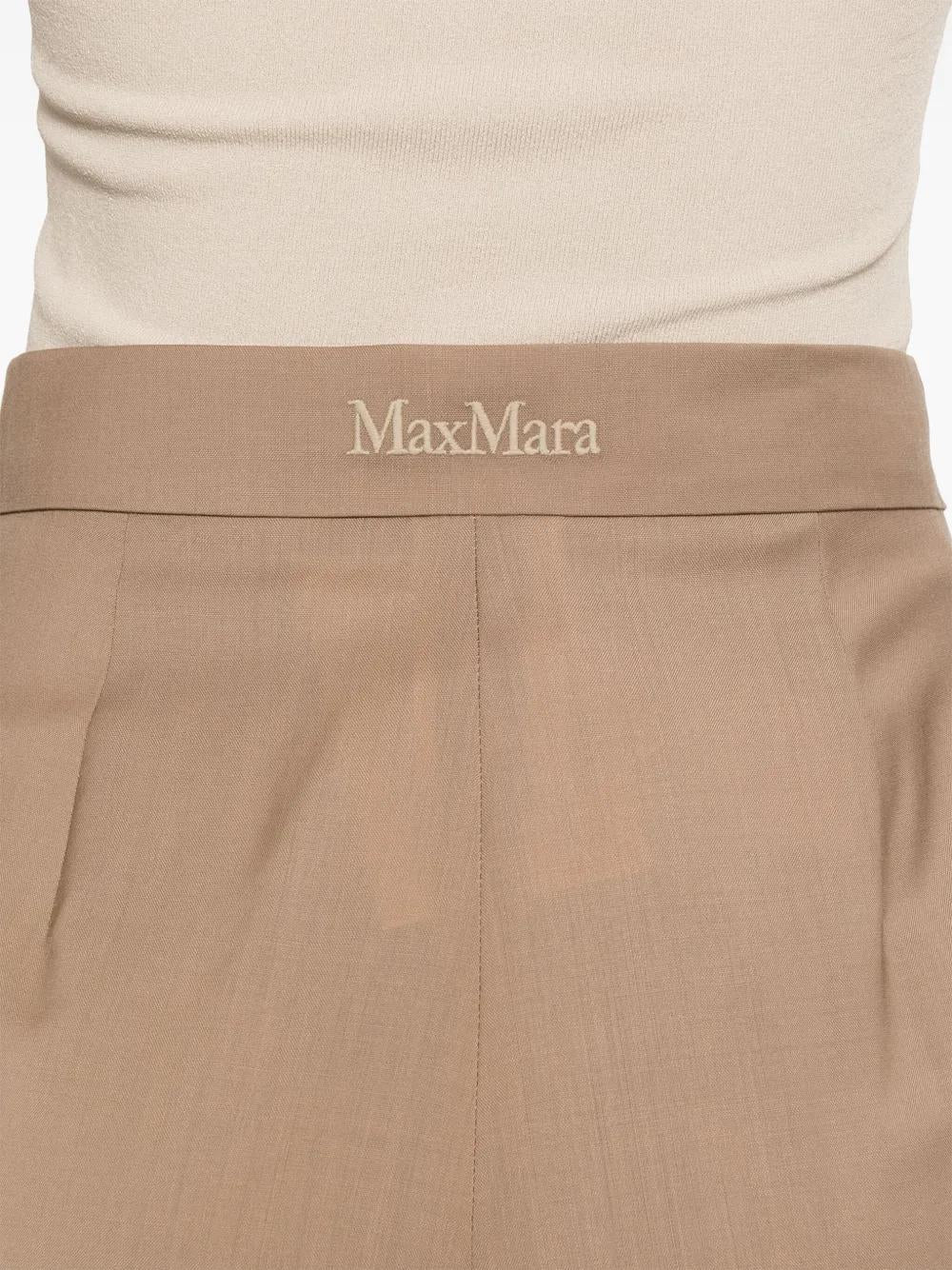 MAX MARA Elegant Virgin Wool Pants for Women