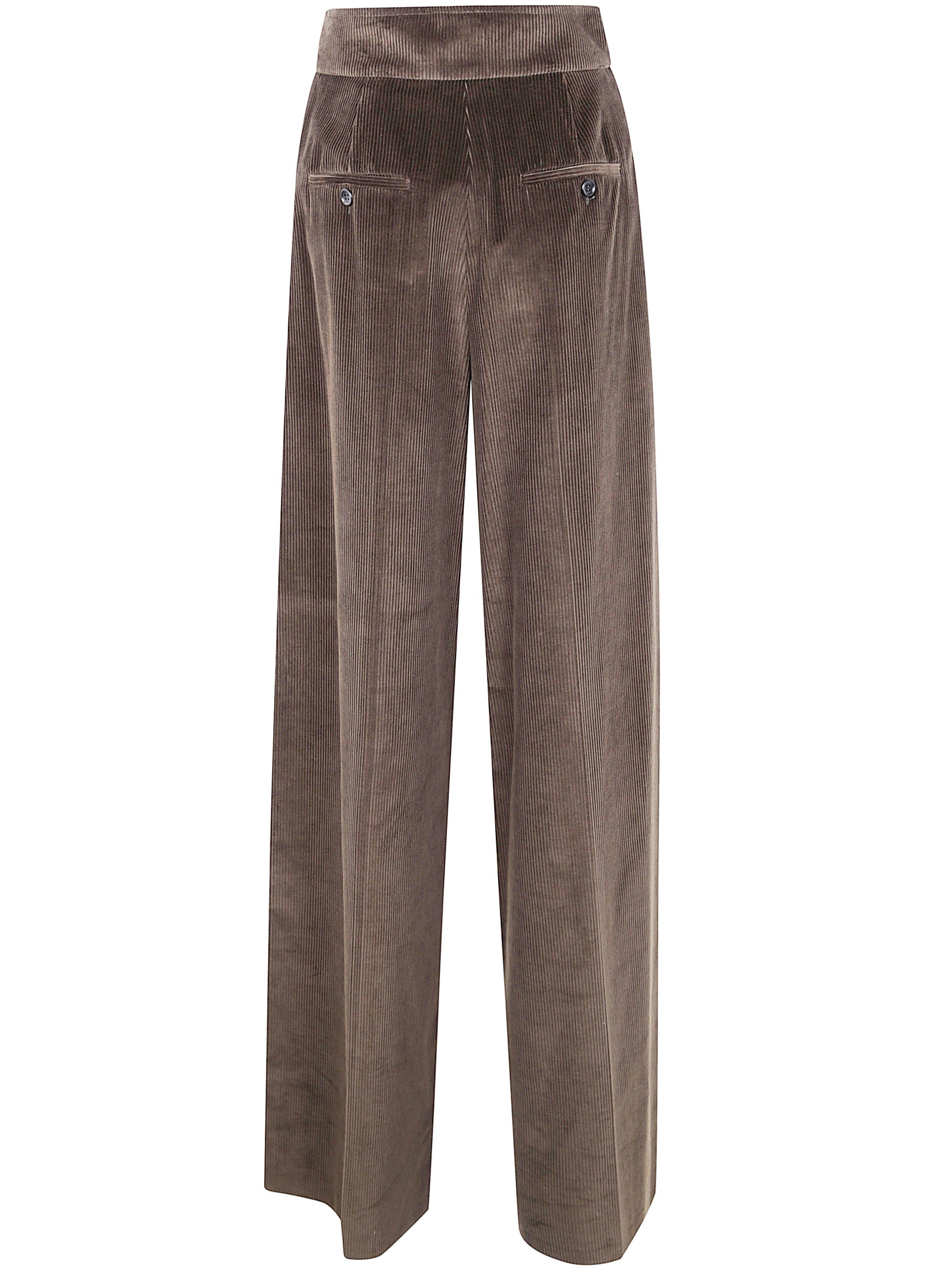 MAX MARA Velvet Trousers - FW25 Collection