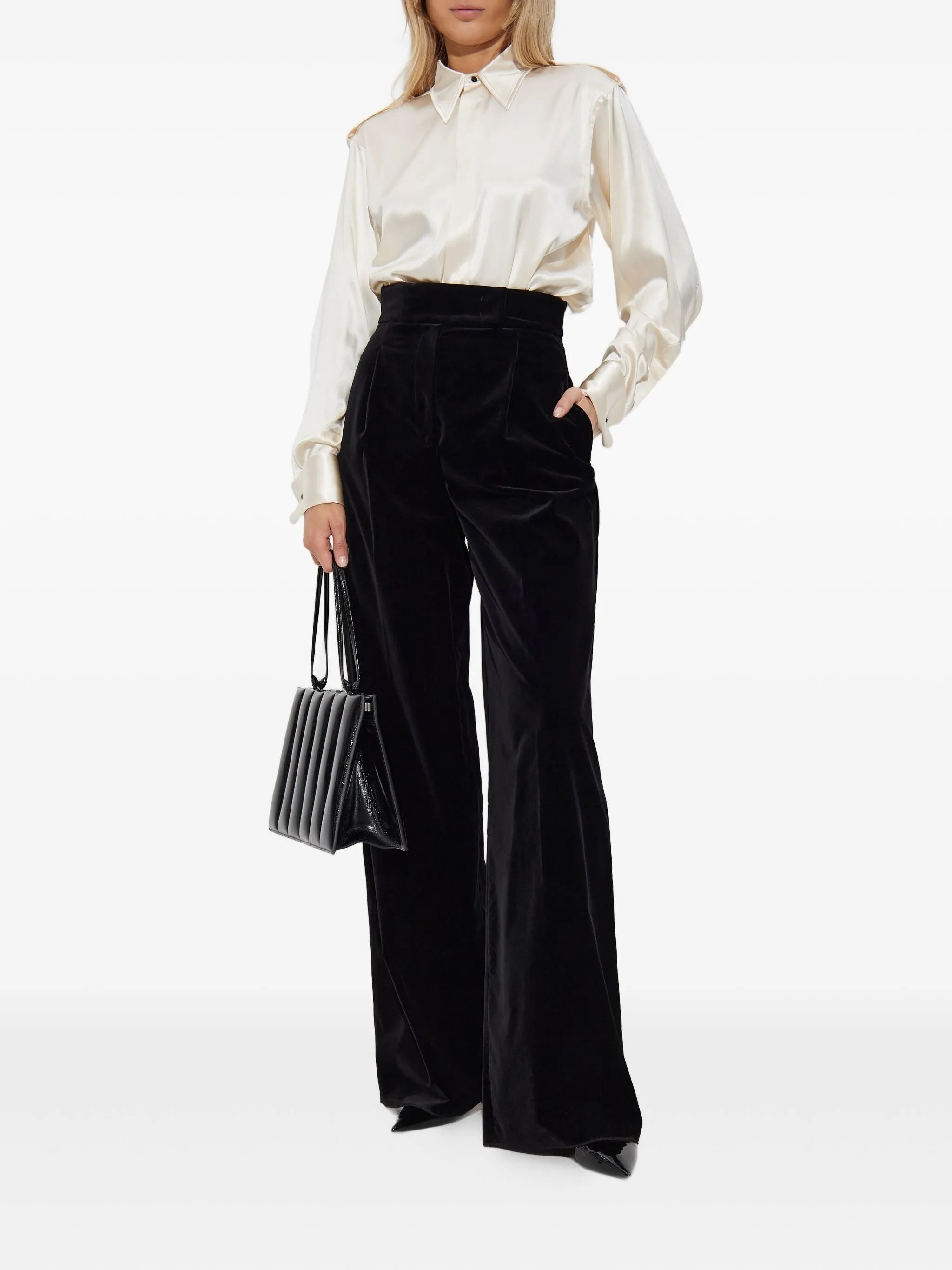 MAX MARA Velvet Trousers for Women - FW25 Collection