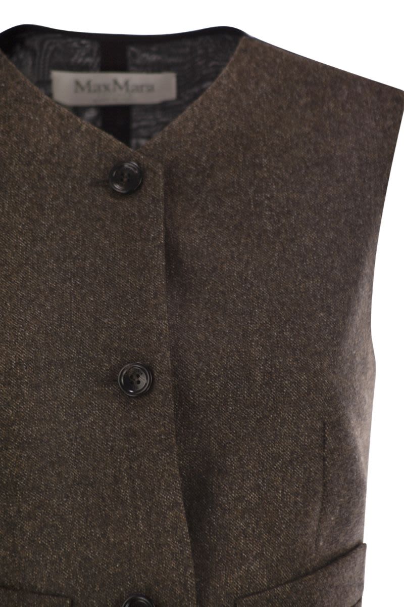 MAX MARA Mini Wool Felt Waistcoat