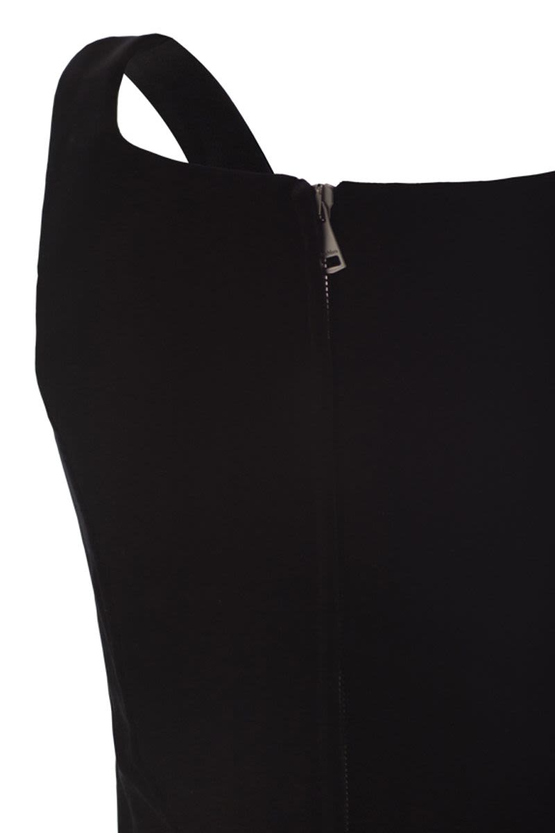 MAX MARA Velvet Bustier Top - Slim Fit Sleeveless