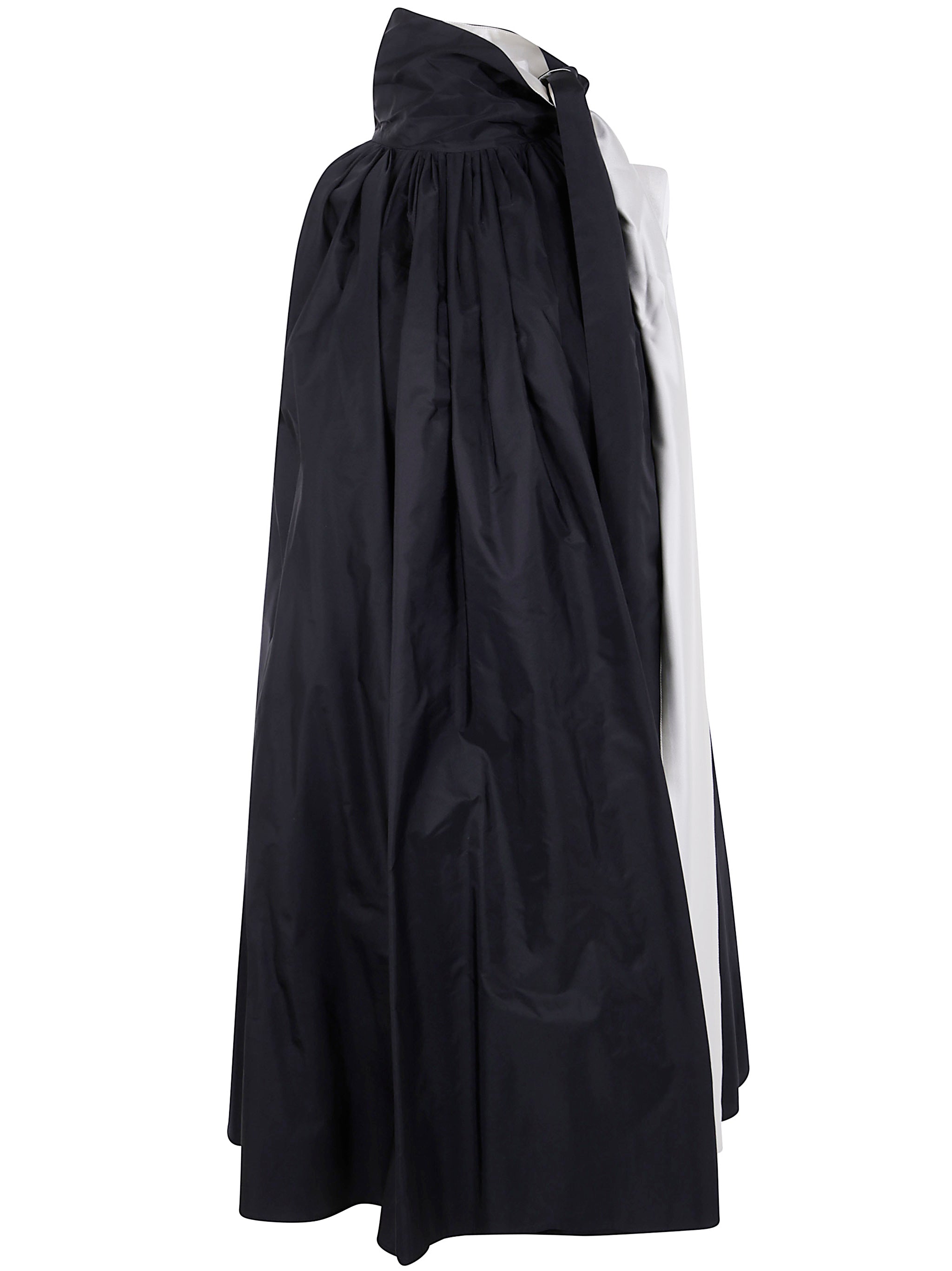 MAX MARA Loose Fit Taffeta Dress with Bow Sashes