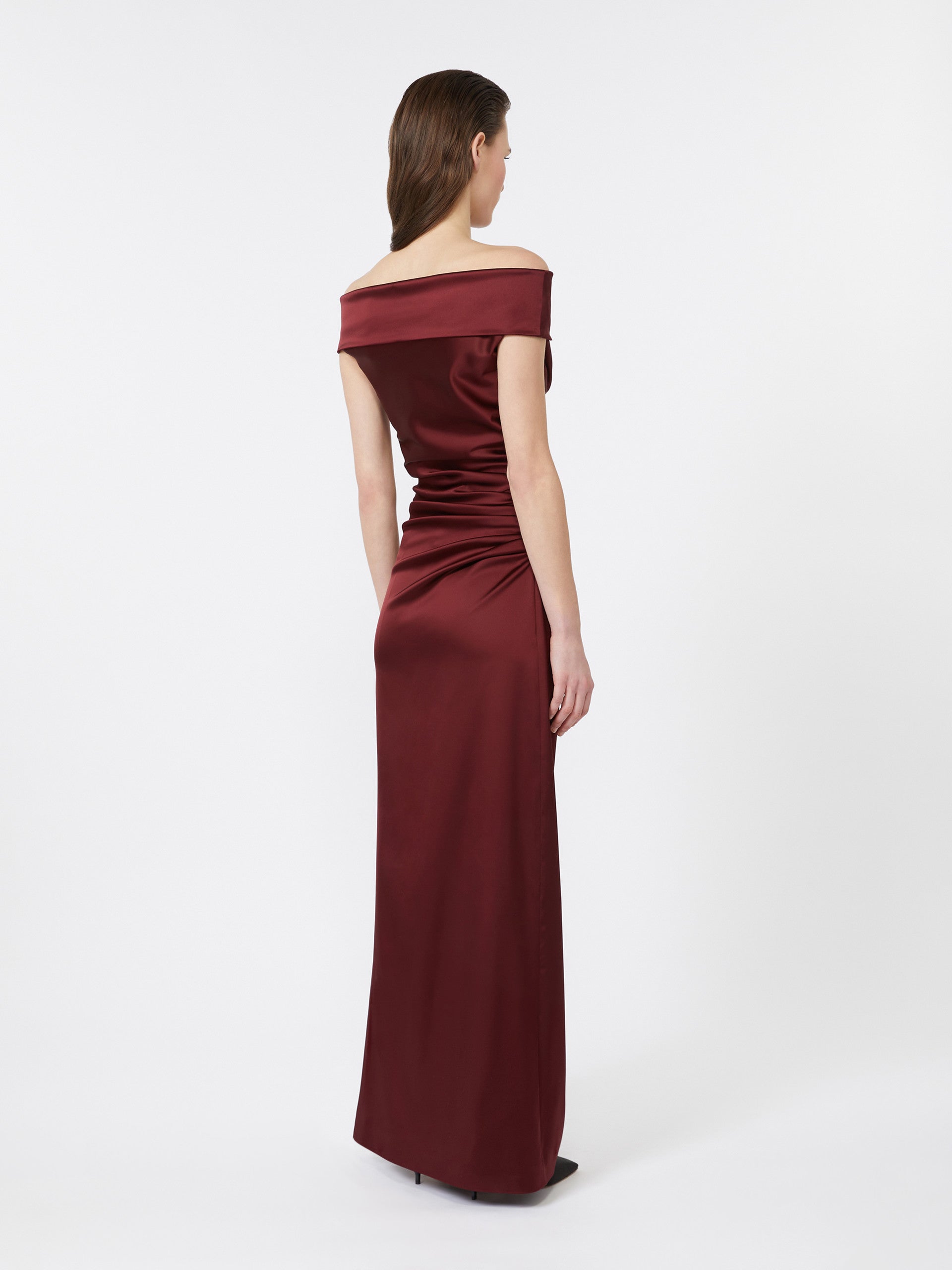MAX MARA Fitted Long Dress with Side Slit - Size 40
