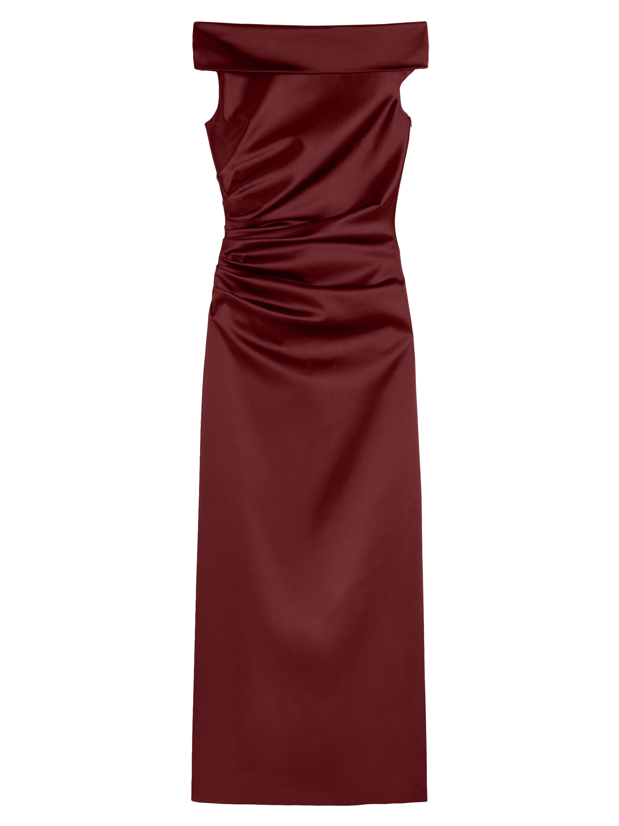 MAX MARA PIANOFORTE Boat Neck Long Dress