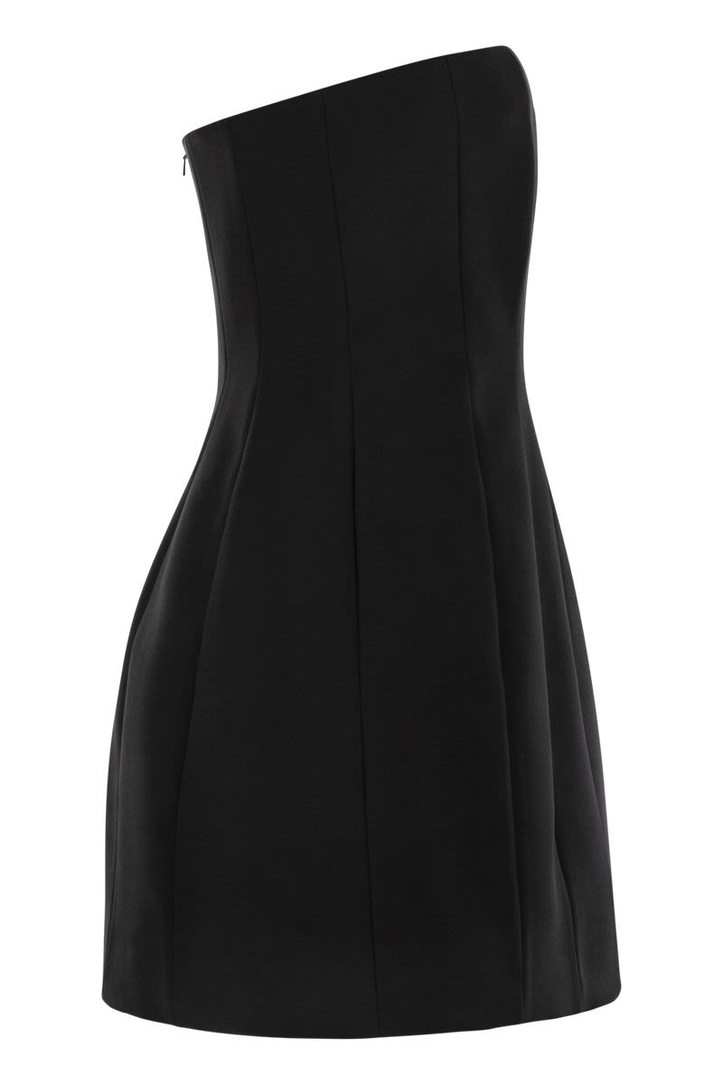 MAX MARA Mini Bustier Dress with Shaped Silhouette