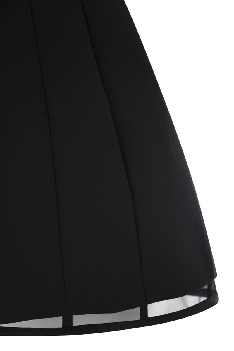 MAX MARA Mini Bustier Dress with Shaped Silhouette