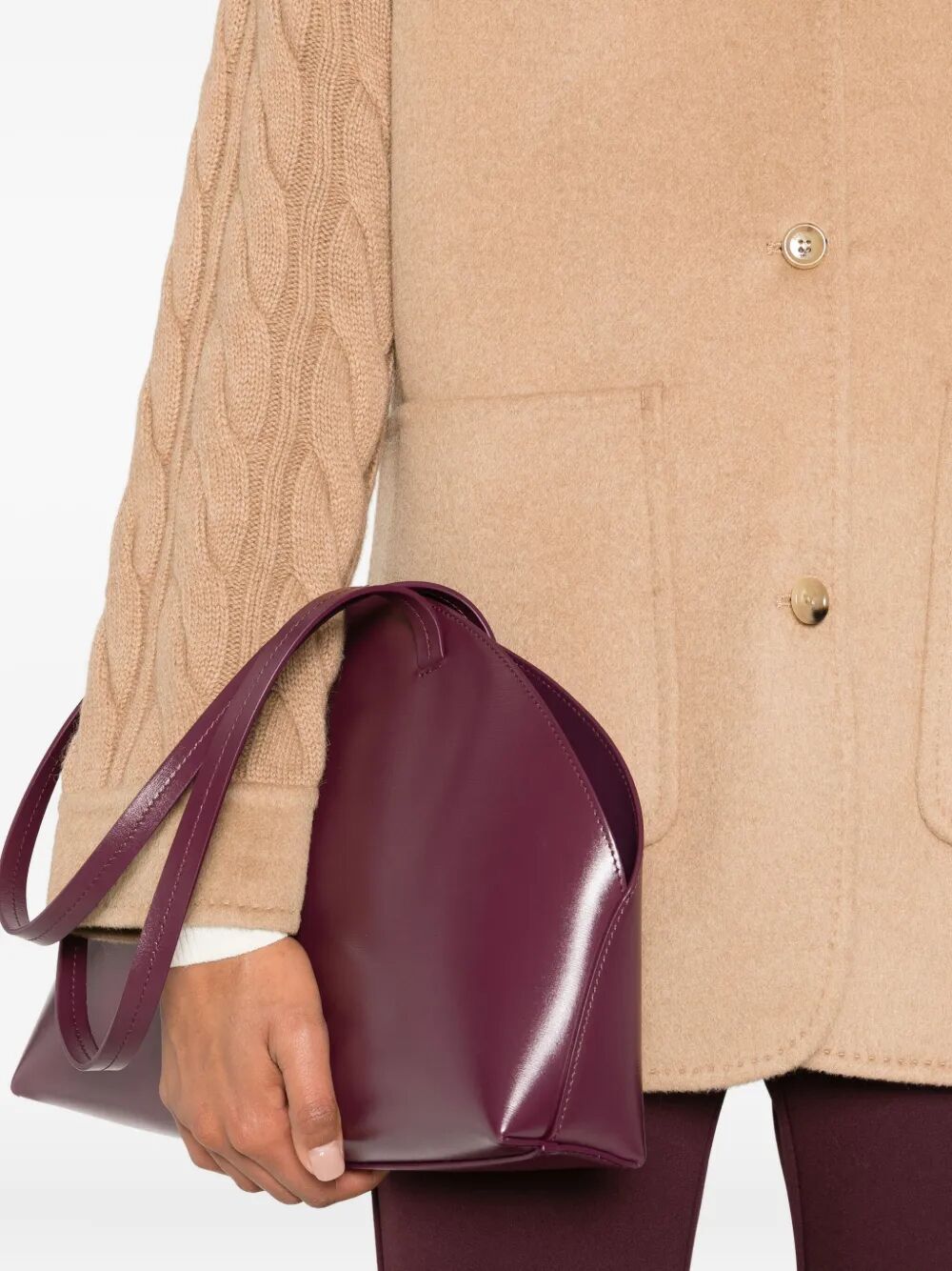 MAX MARA Double Camel Knit Caban for Women