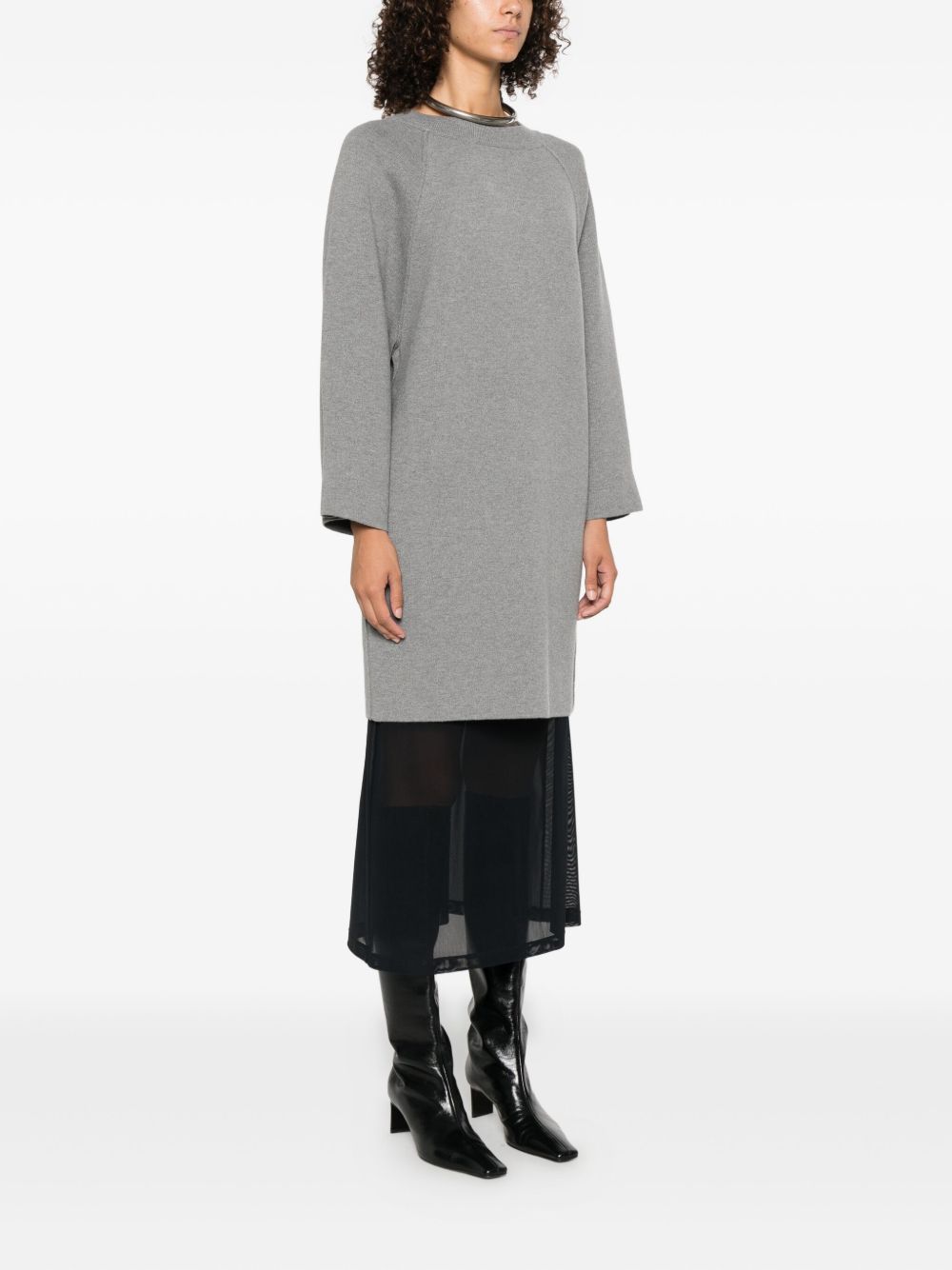 MAX MARA Luisa Long Sleeve Knit Dress