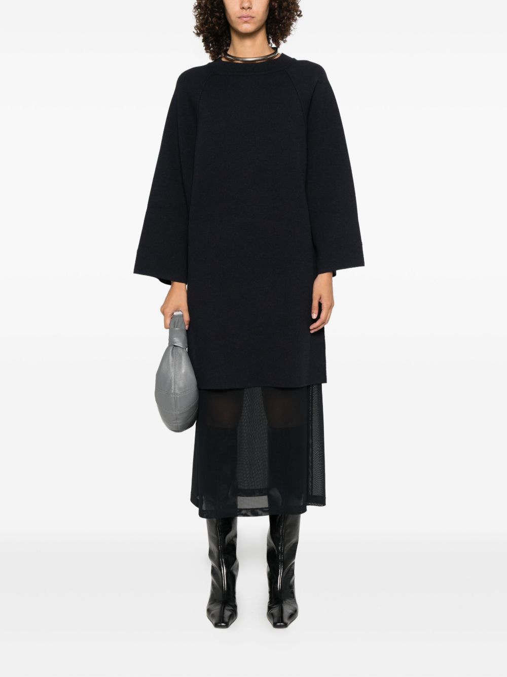MAX MARA Luisa Long Sleeve Knit Dress
