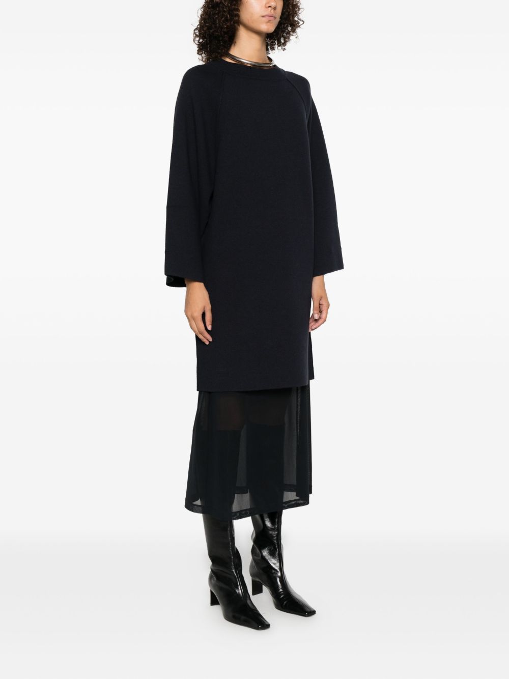 MAX MARA Luisa Long Sleeve Knit Dress