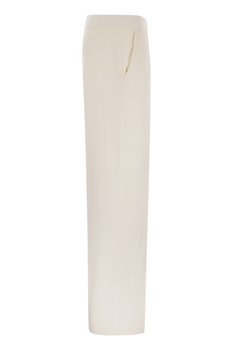 MAX MARA Regular Fit Viscose and Wool Trousers