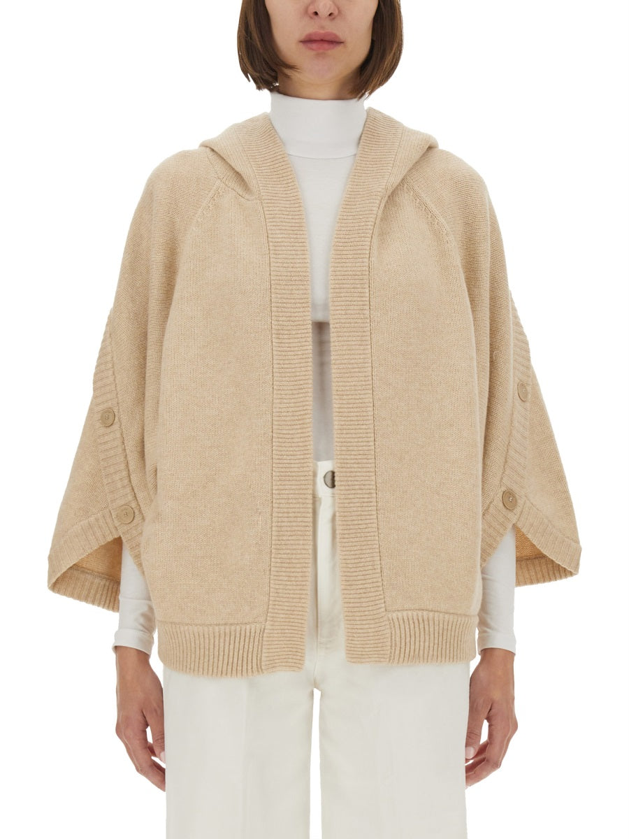 MAX MARA Relaxed Fit Wool Cashmere Cardigan - Size S