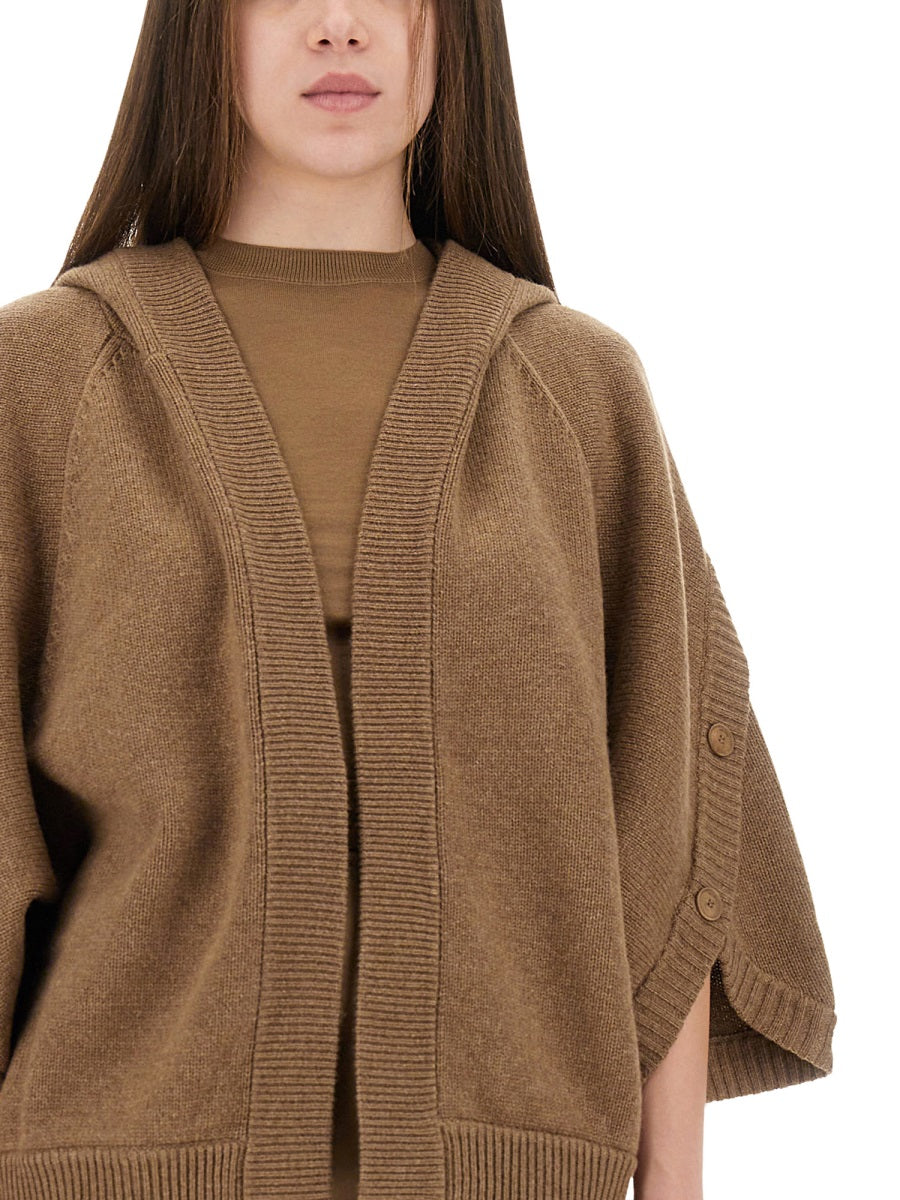 MAX MARA Relaxed Fit Wool Cashmere Cardigan - Size S