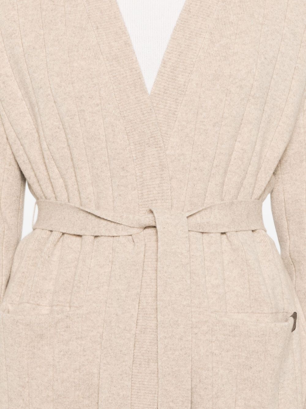MAX MARA Cashmere Cardigan with Belt and Pockets - Women's