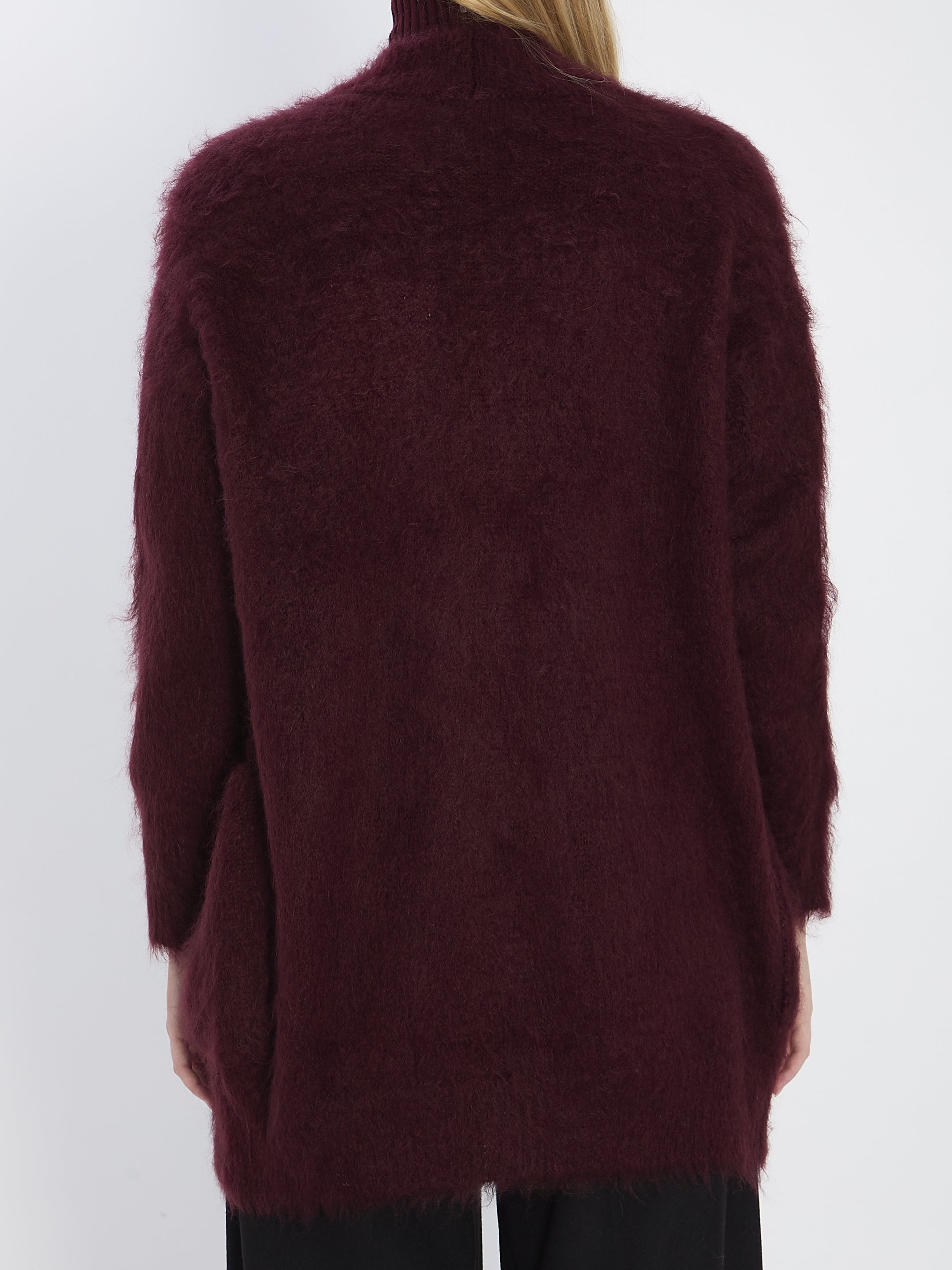MAX MARA Faux Fur Effect Cardigan - Size S