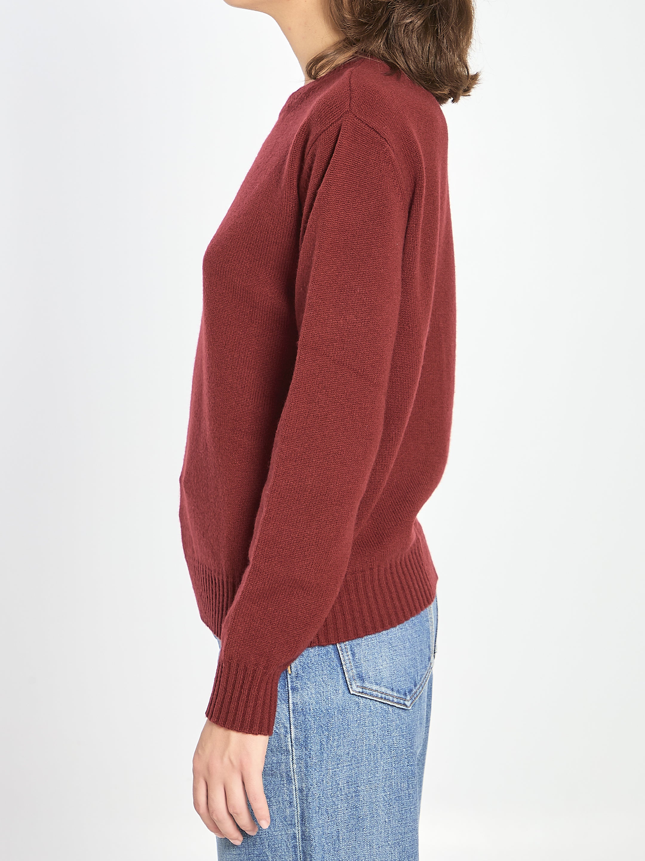 MAX MARA Crew Neck Cashmere Sweater - Size M