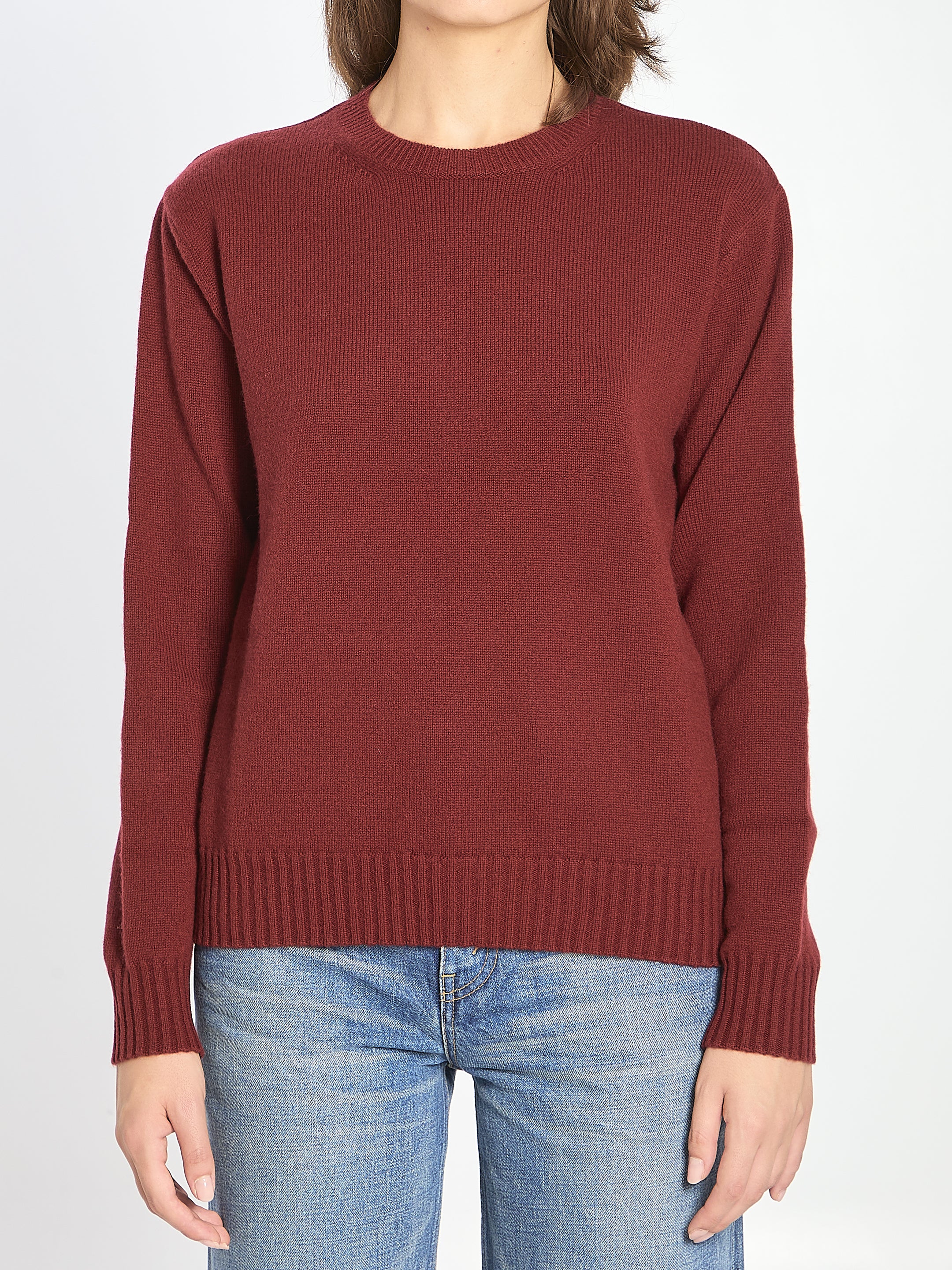 MAX MARA Crew Neck Cashmere Sweater - Size M