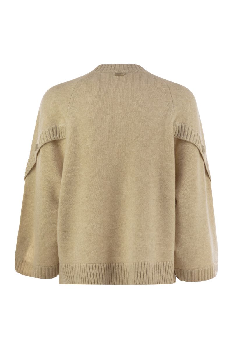 MAX MARA Oversized Wool and Cashmere Sweater - Size M