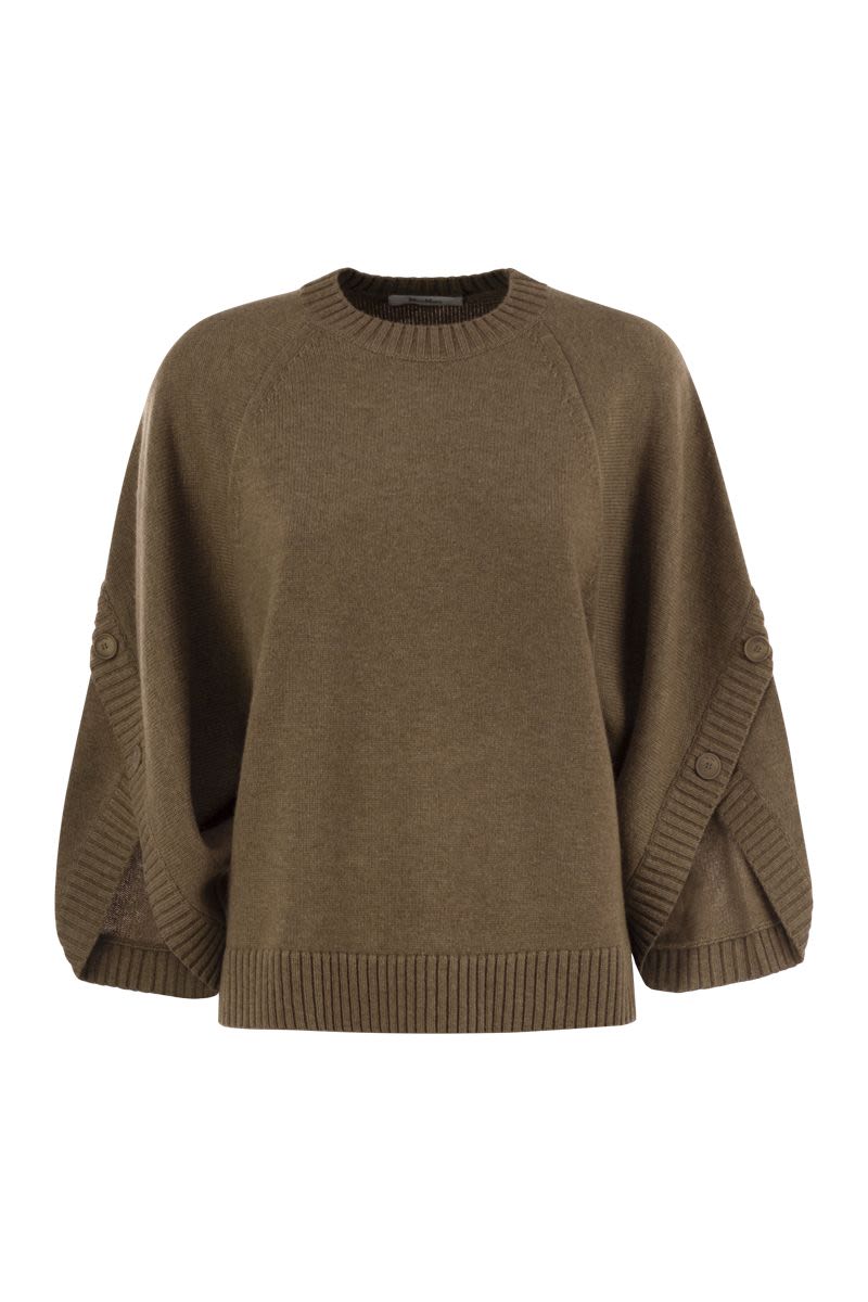 MAX MARA Oversized Wool and Cashmere Knit Sweater