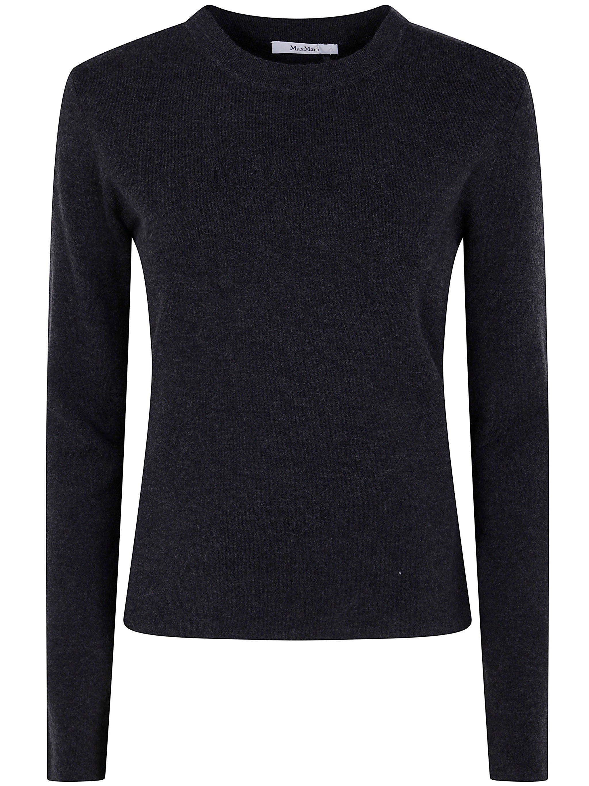 MAX MARA Logo Long Sleeves Round Neck Sweater