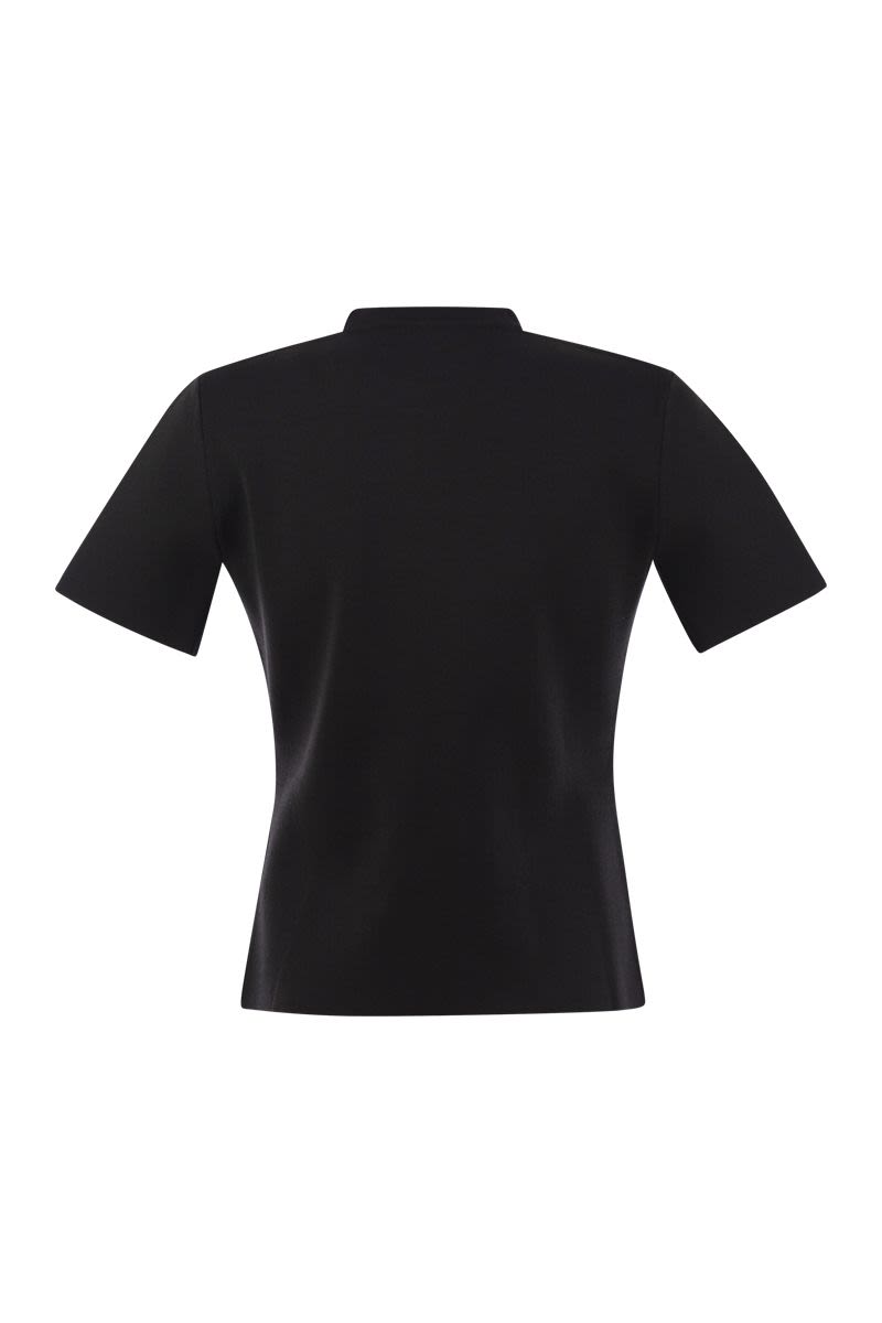 MAX MARA Viscose Crepe Yarn Jumper - Women's Crew Neck Sweater