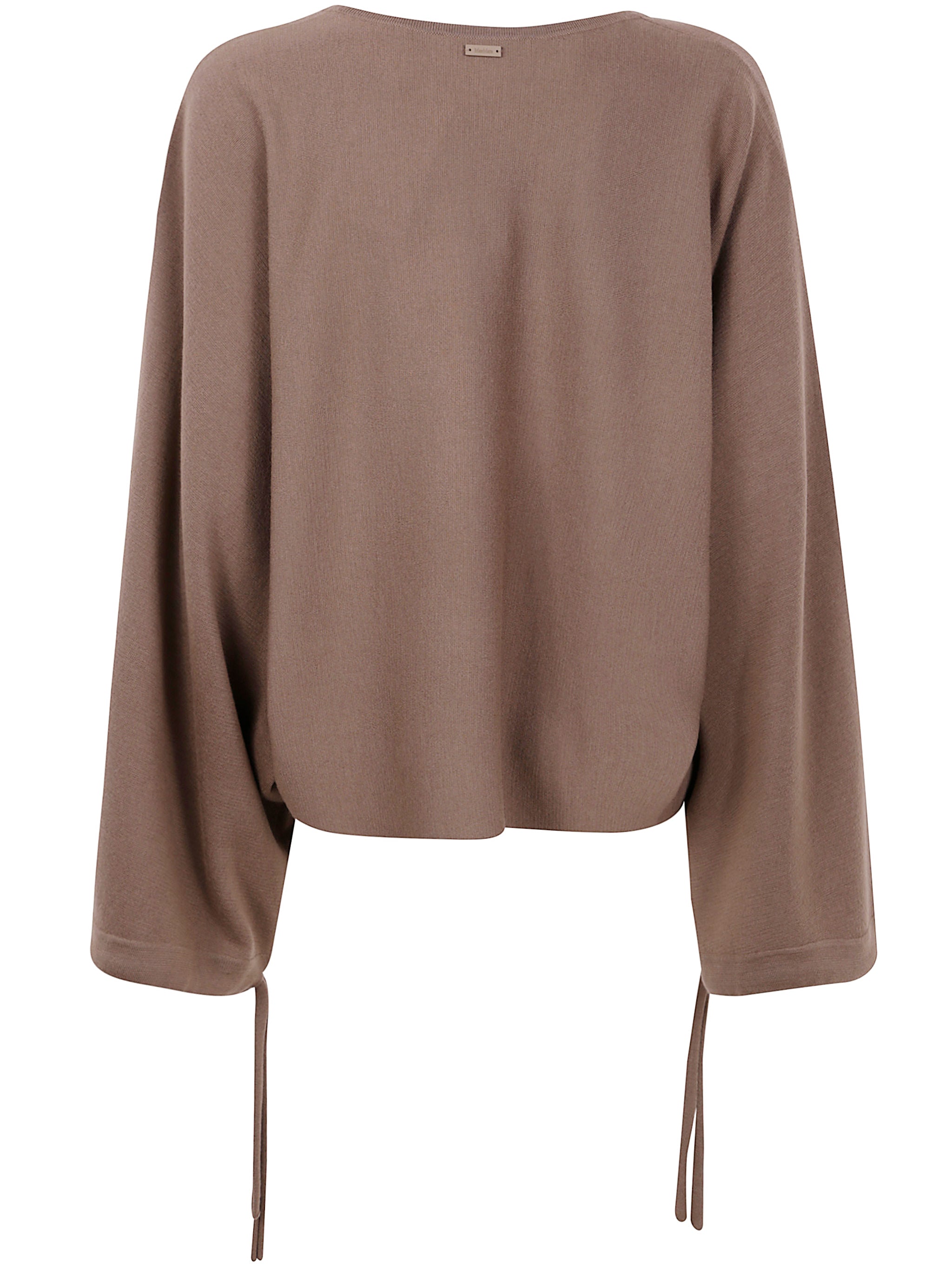 MAX MARA Loose Fit Wool Sweater with Gathered Cuffs - Size M