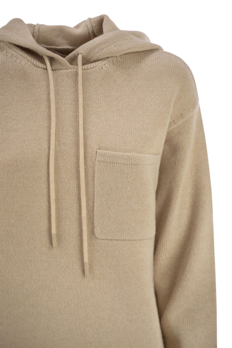 MAX MARA Women's Cashmere Blend Hooded Sweatshirt