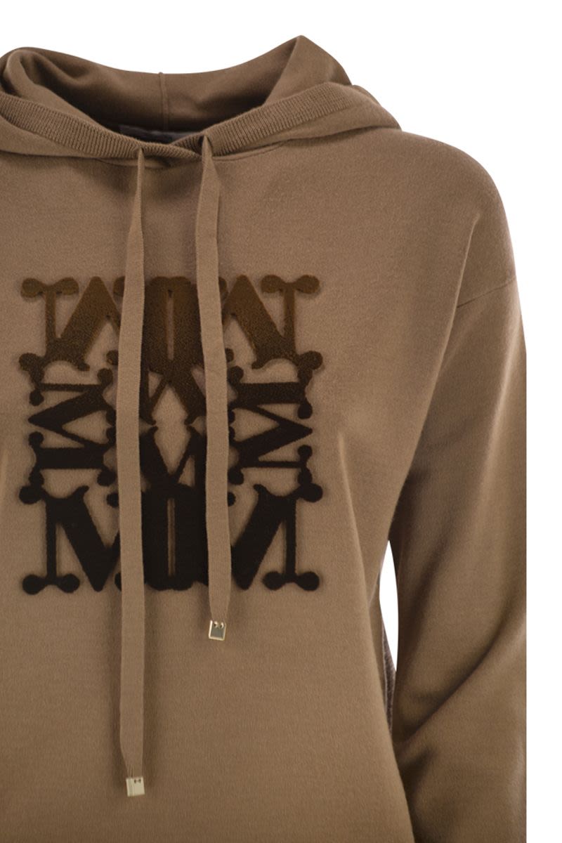 MAX MARA Women's Lightweight Drawstring Hood Sweatshirt