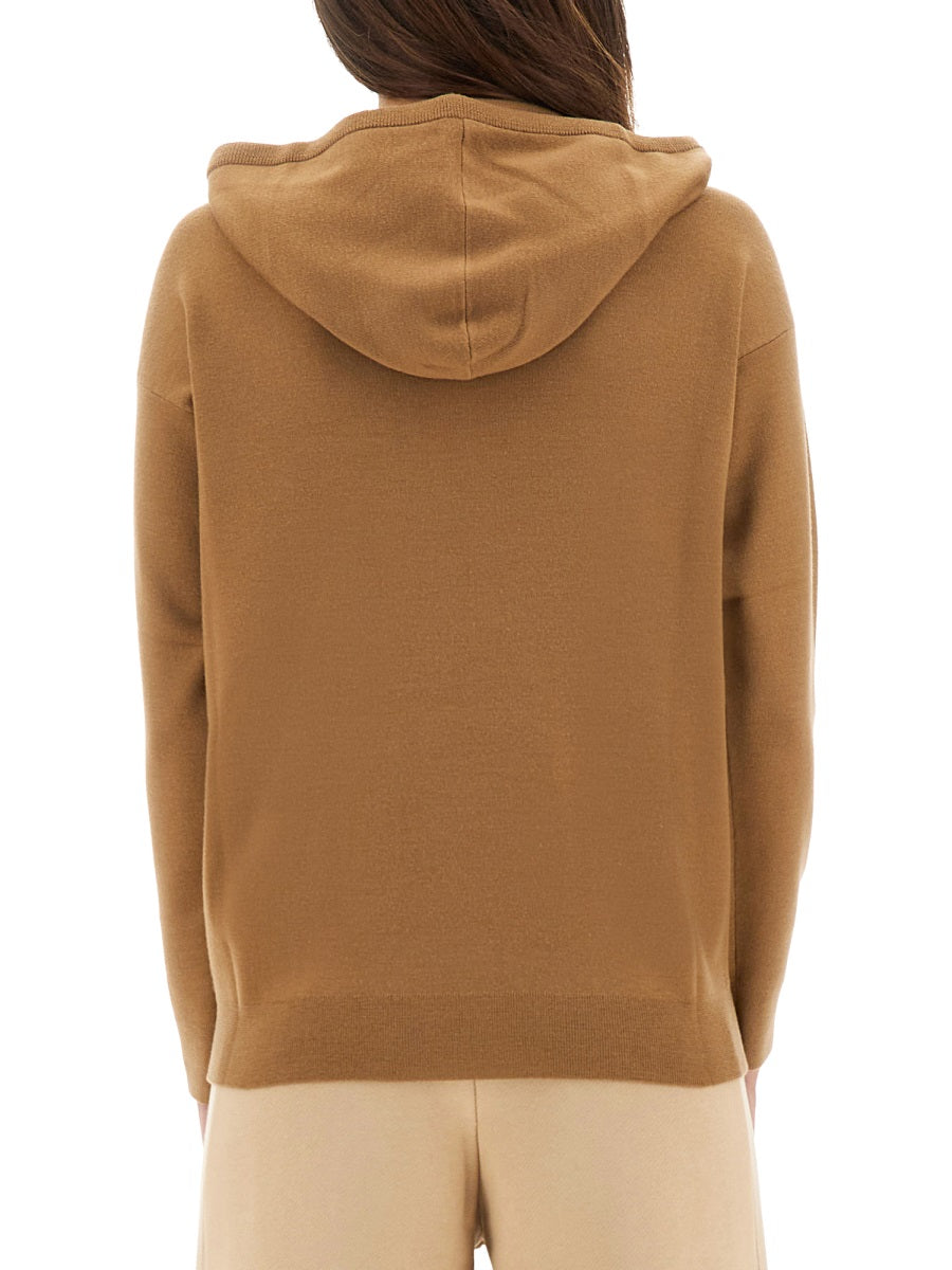 MAX MARA Hooded Sweater - Regular Fit Size S