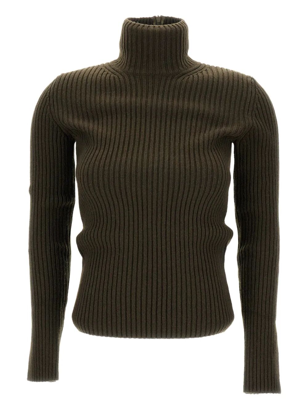 MAX MARA Ribbed Wool and Cashmere Turtleneck Jumper - Slim Fit
