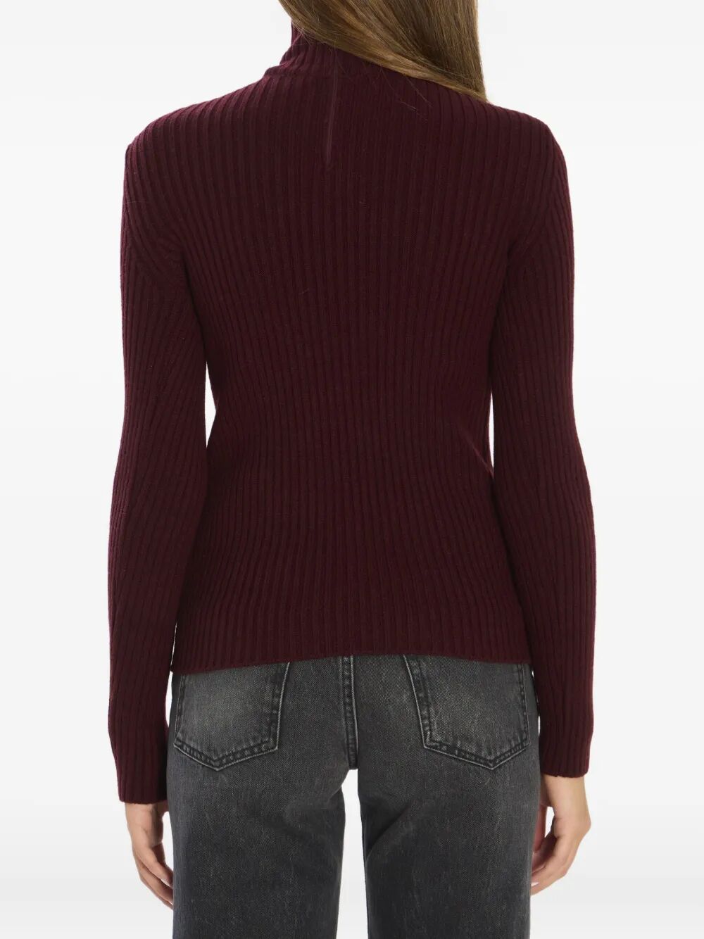 MAX MARA Ribbed Wool and Cashmere Turtleneck Jumper - Slim Fit