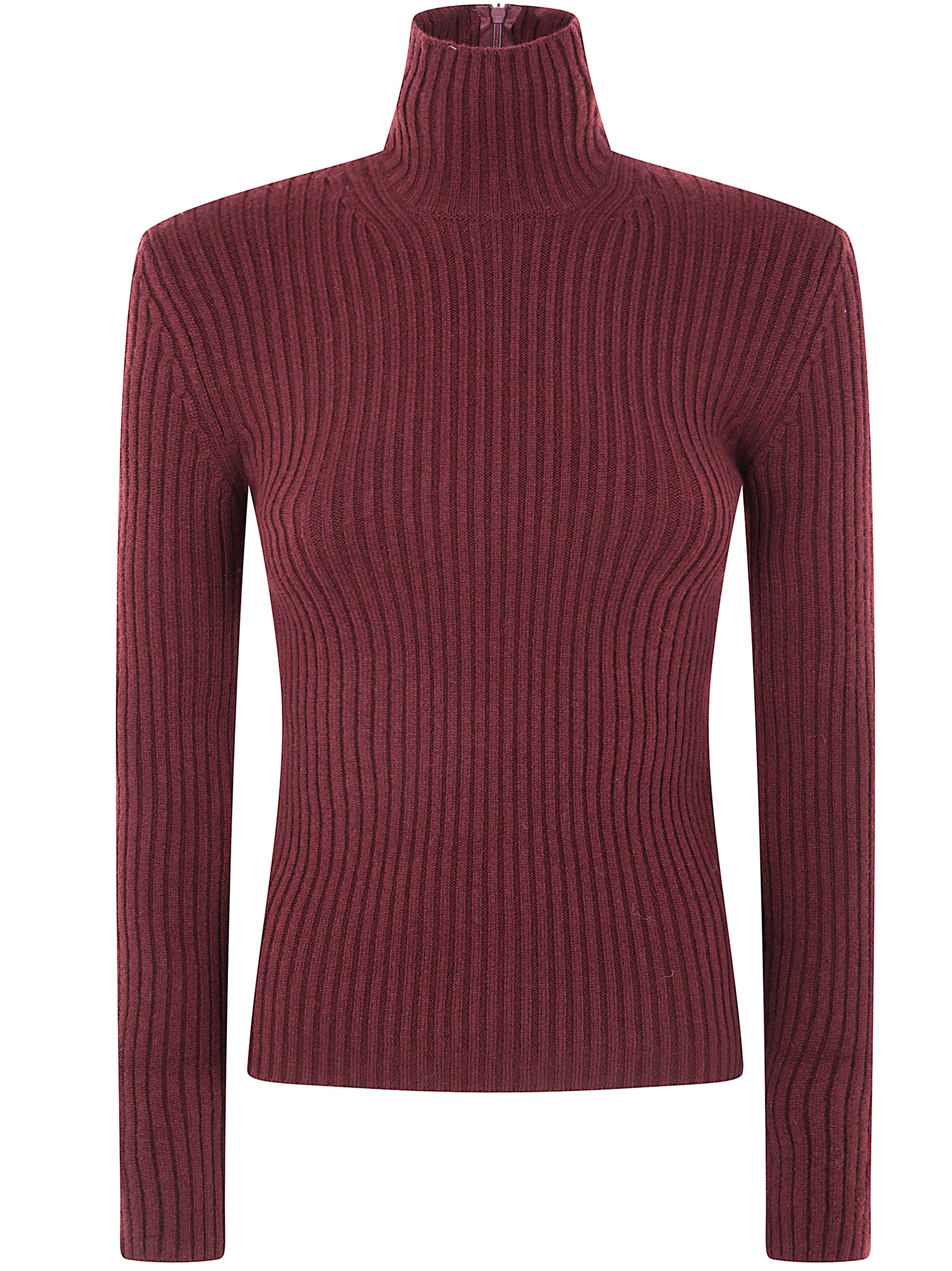 MAX MARA Ribbed Wool and Cashmere Turtleneck Jumper - Slim Fit