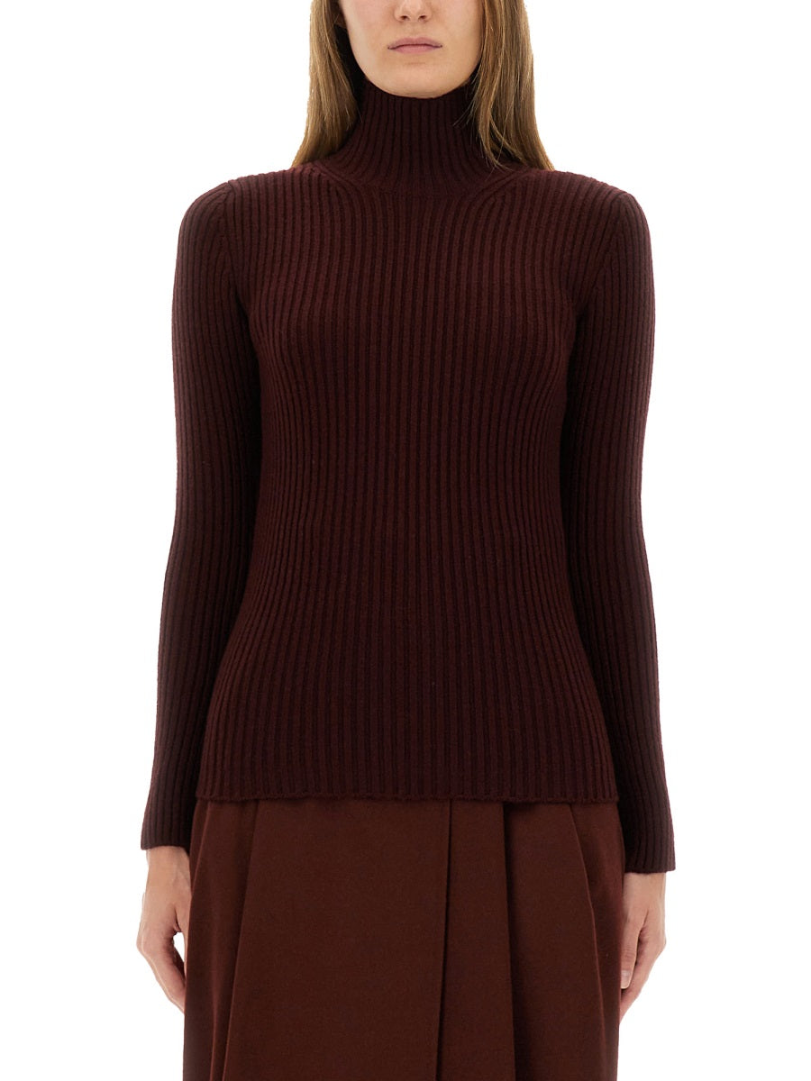 MAX MARA Ribbed Turtleneck Sweater - Slim Fit